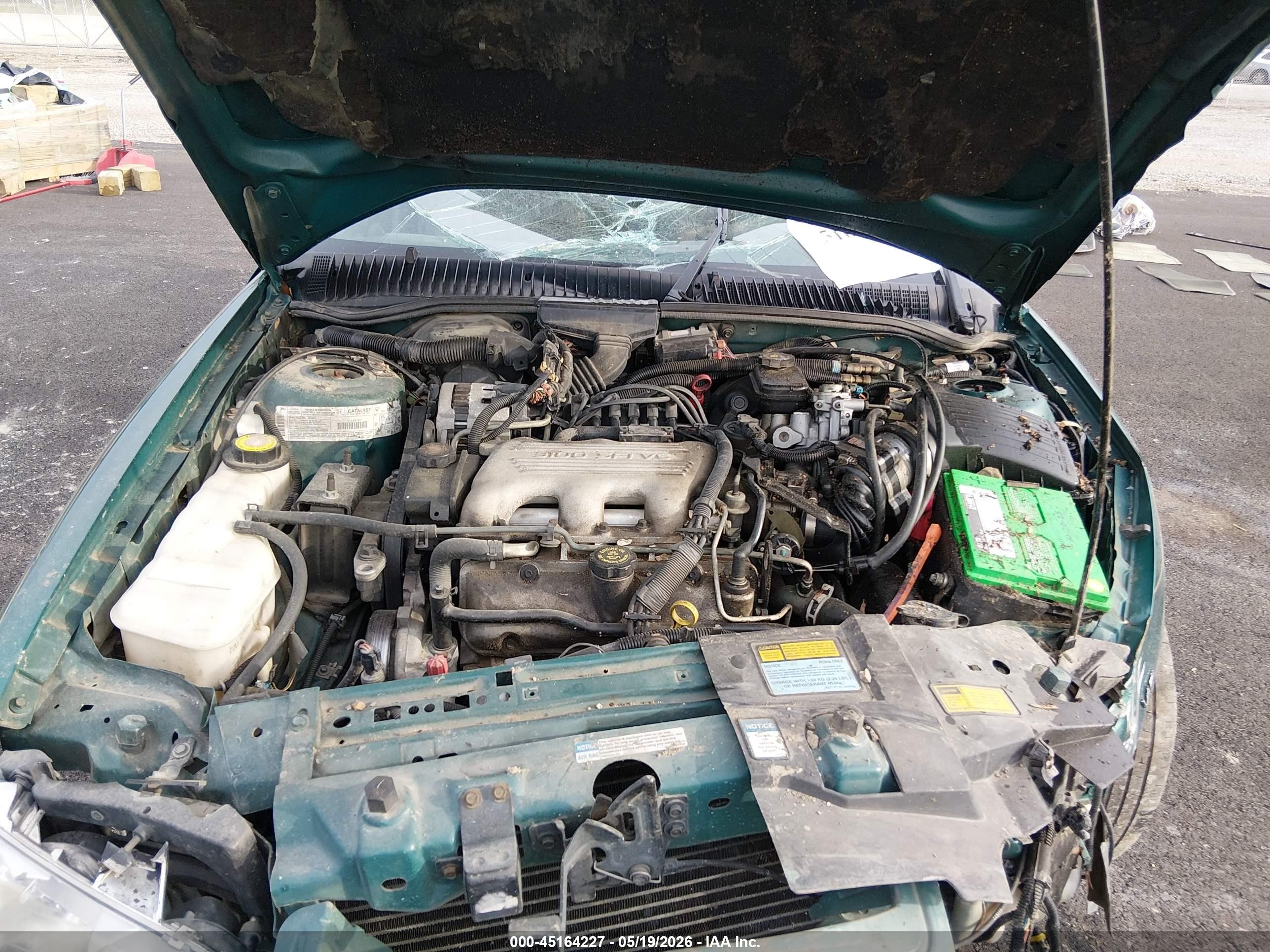1996 Pontiac Grand Am Se Green vin: 1G2NE52M5TM573269