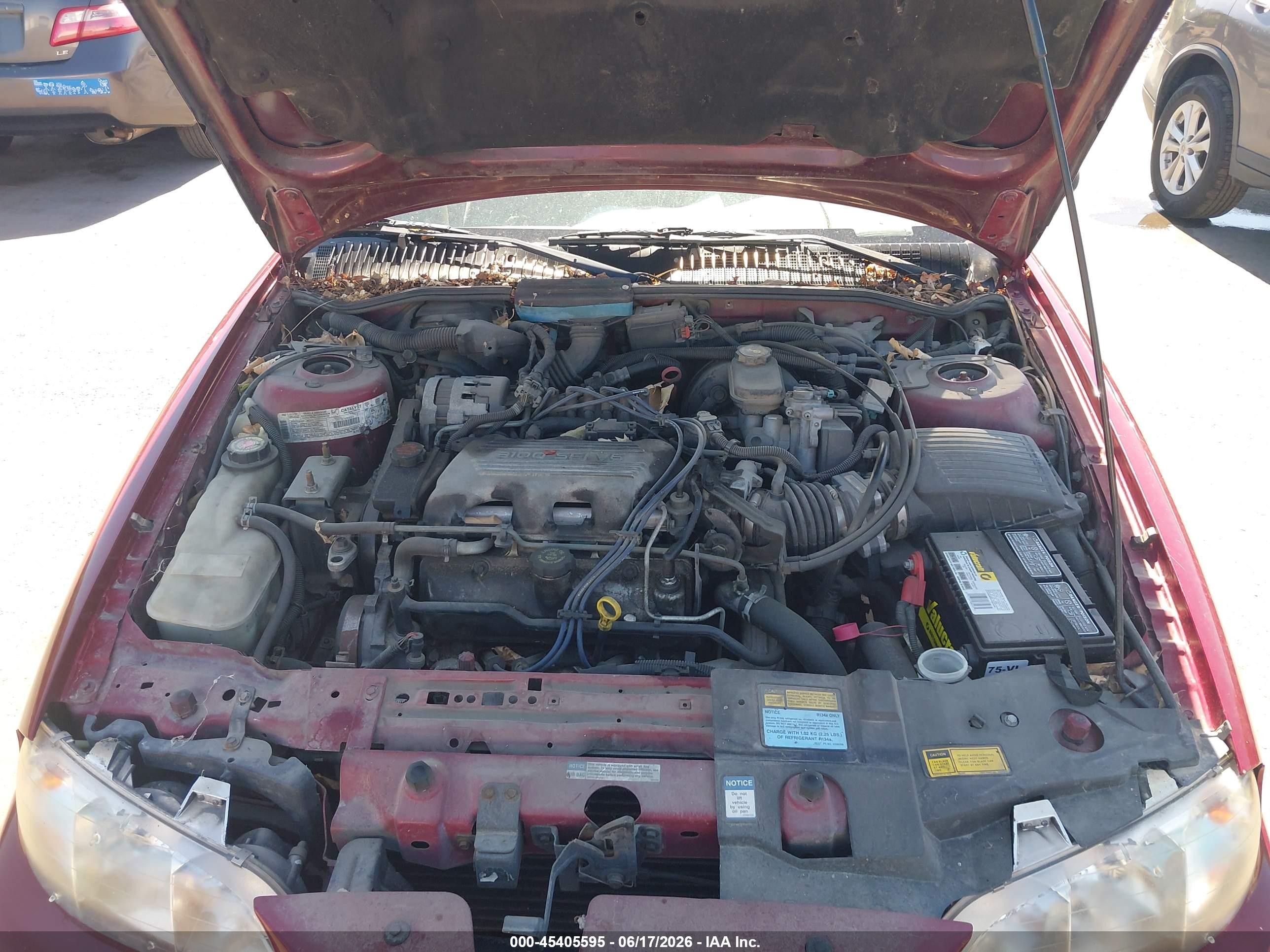 1996 Pontiac Grand Am Se Red vin: 1G2NE52M6TC700939