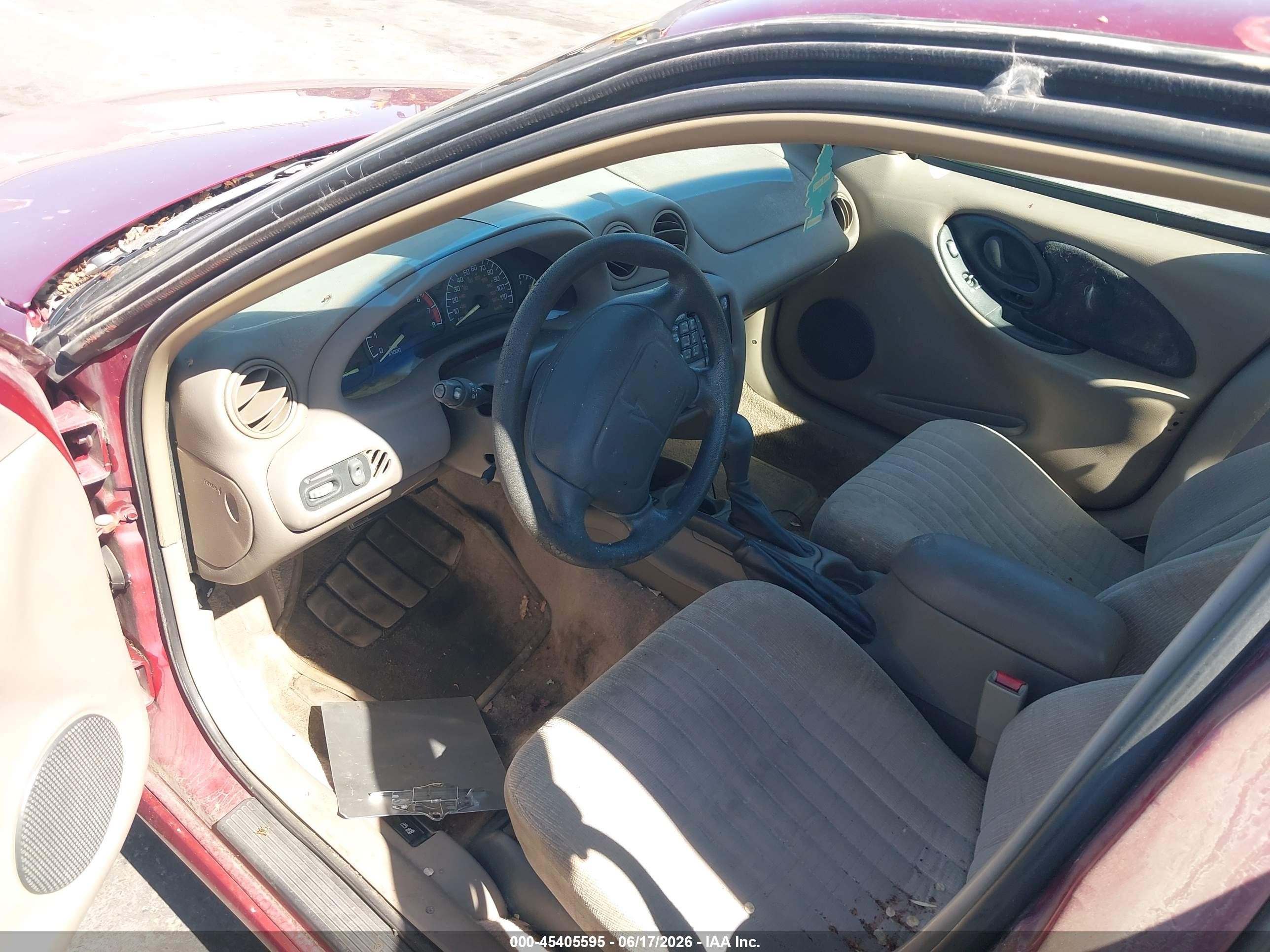1996 Pontiac Grand Am Se Red vin: 1G2NE52M6TC700939