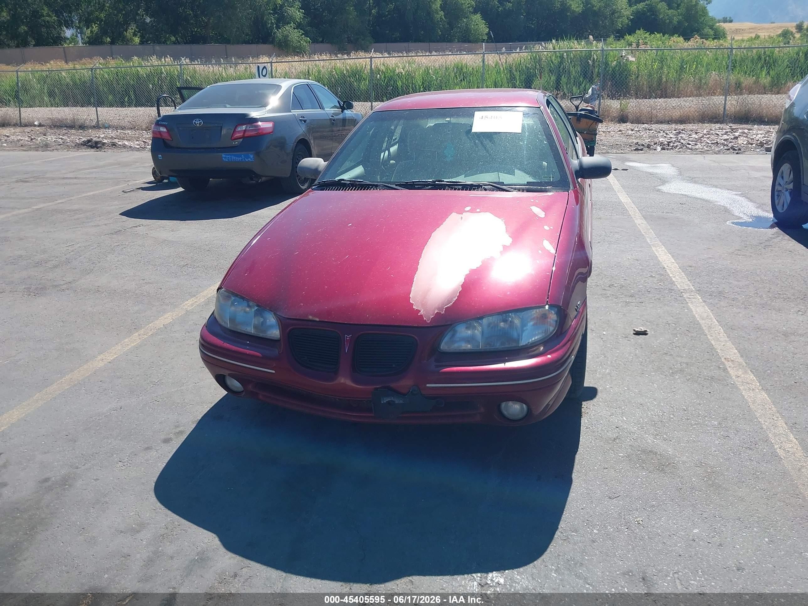 1996 Pontiac Grand Am Se Red vin: 1G2NE52M6TC700939