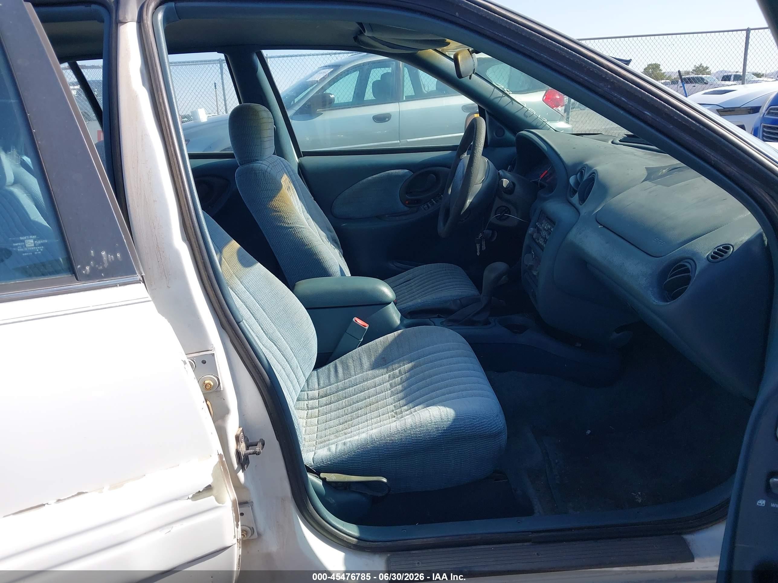 1997 Pontiac Grand Am Se White vin: 1G2NE52M9VM537961