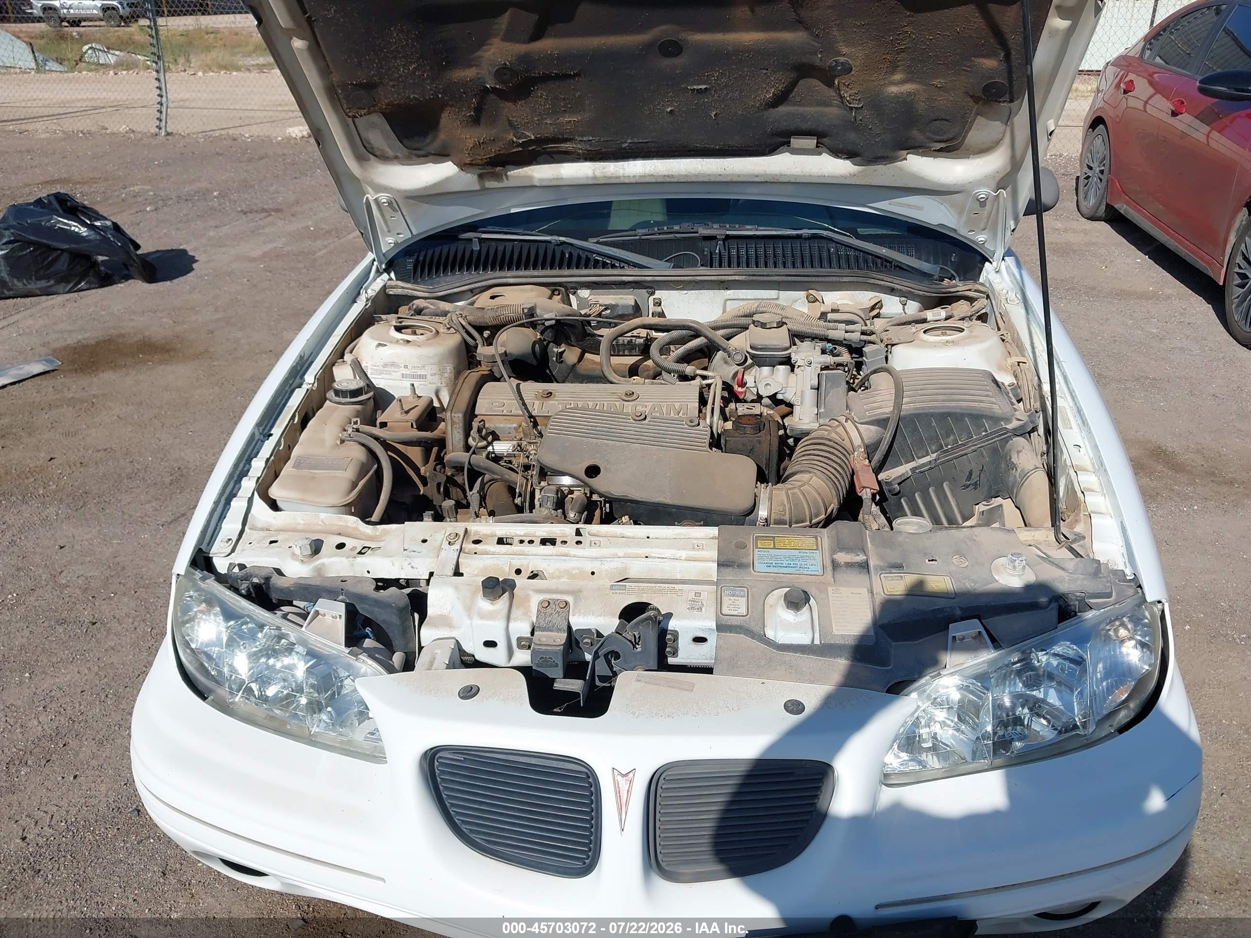 1998 Pontiac Grand Am Se White vin: 1G2NE52T1WM521195