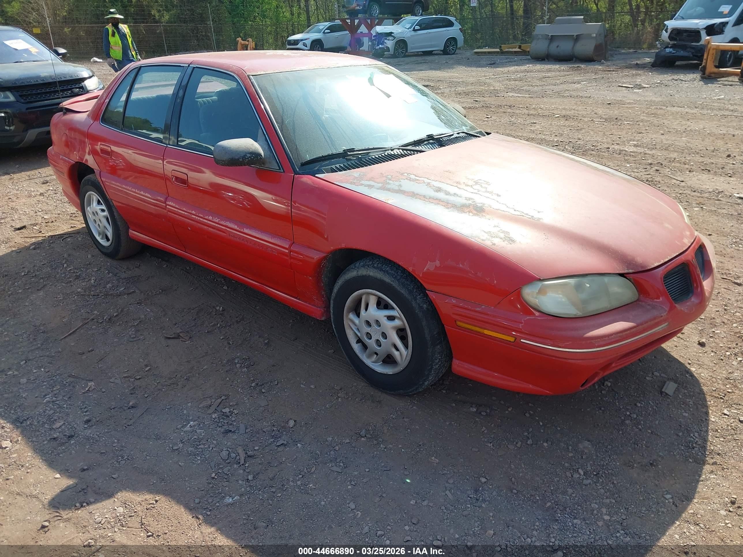 1997 Pontiac Grand Am Se Red vin: 1G2NE52T2VC791881