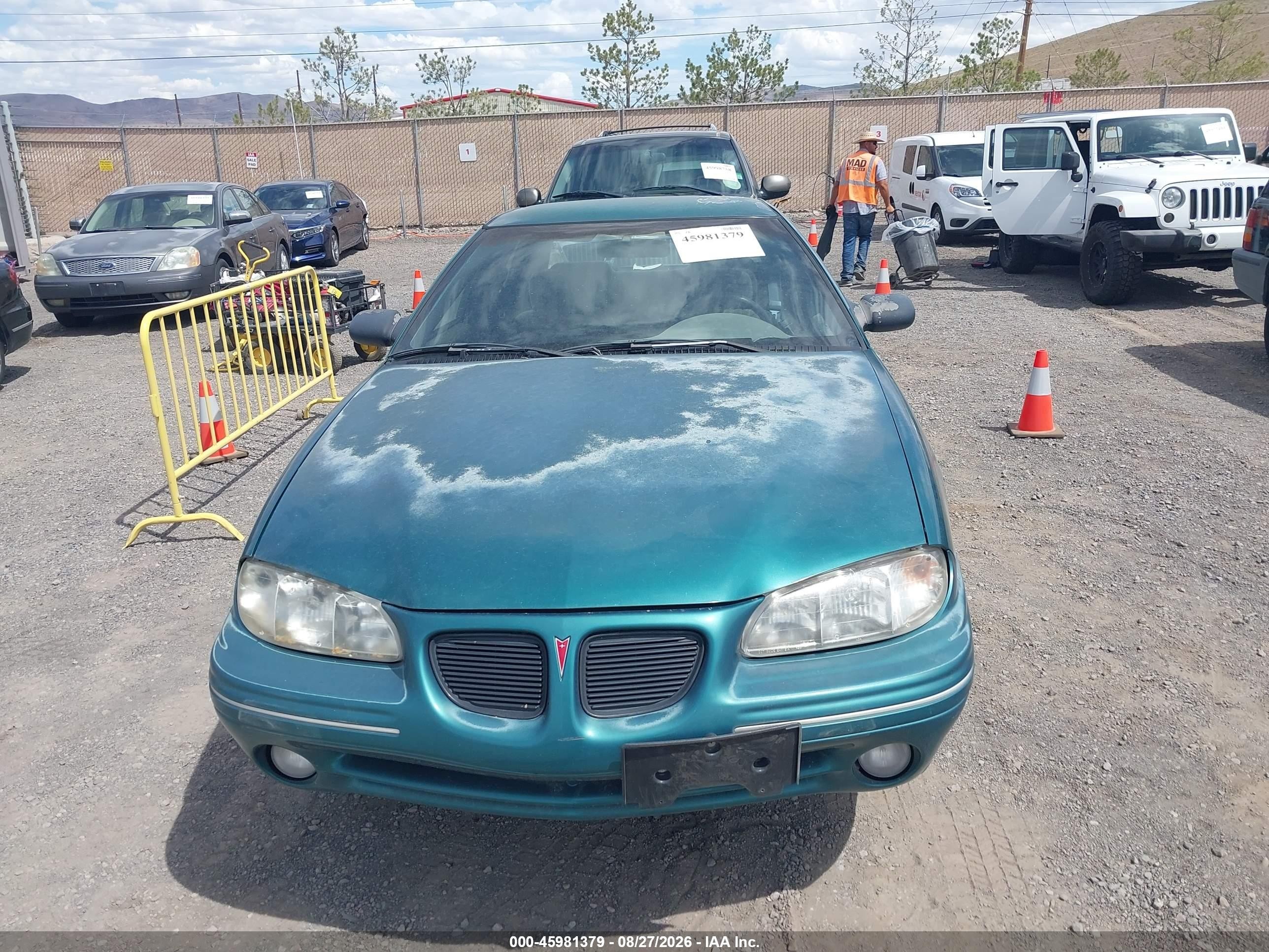 1997 Pontiac Grand Am Se Зеленый vin: 1G2NE52T3VC839212