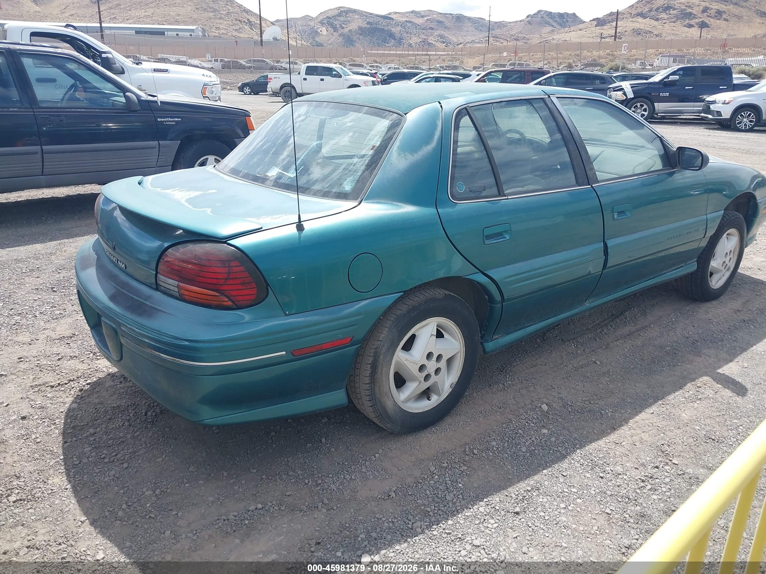 1997 Pontiac Grand Am Se Зеленый vin: 1G2NE52T3VC839212