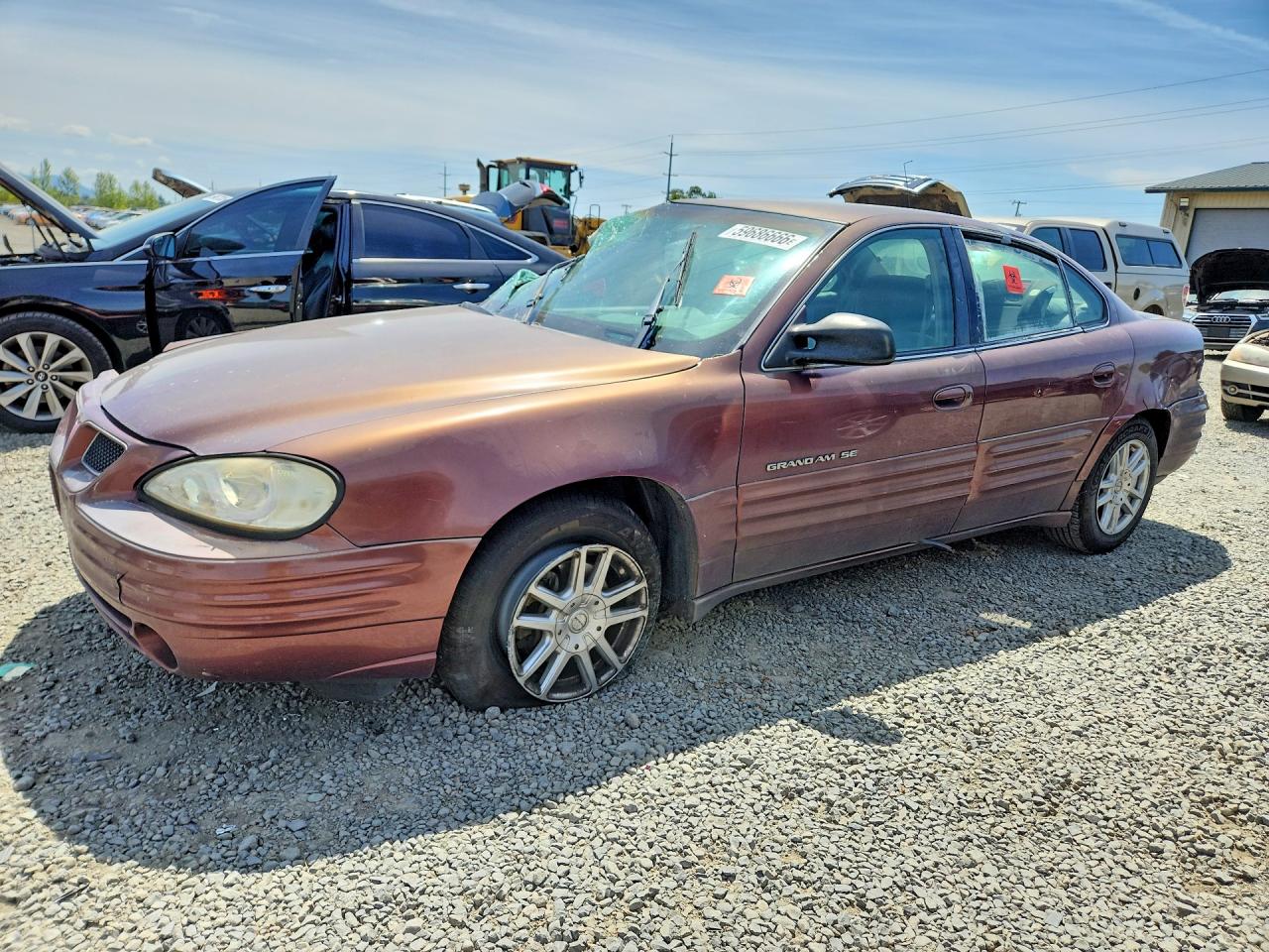 1999 Pontiac Grand Am Se Orange vin: 1G2NE52T3XC540841
