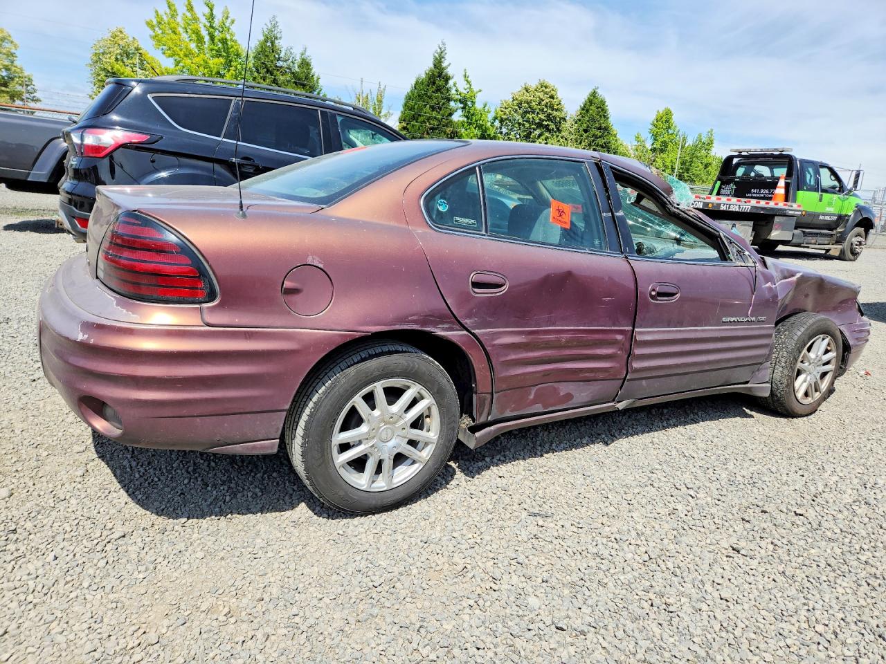 1999 Pontiac Grand Am Se Orange vin: 1G2NE52T3XC540841