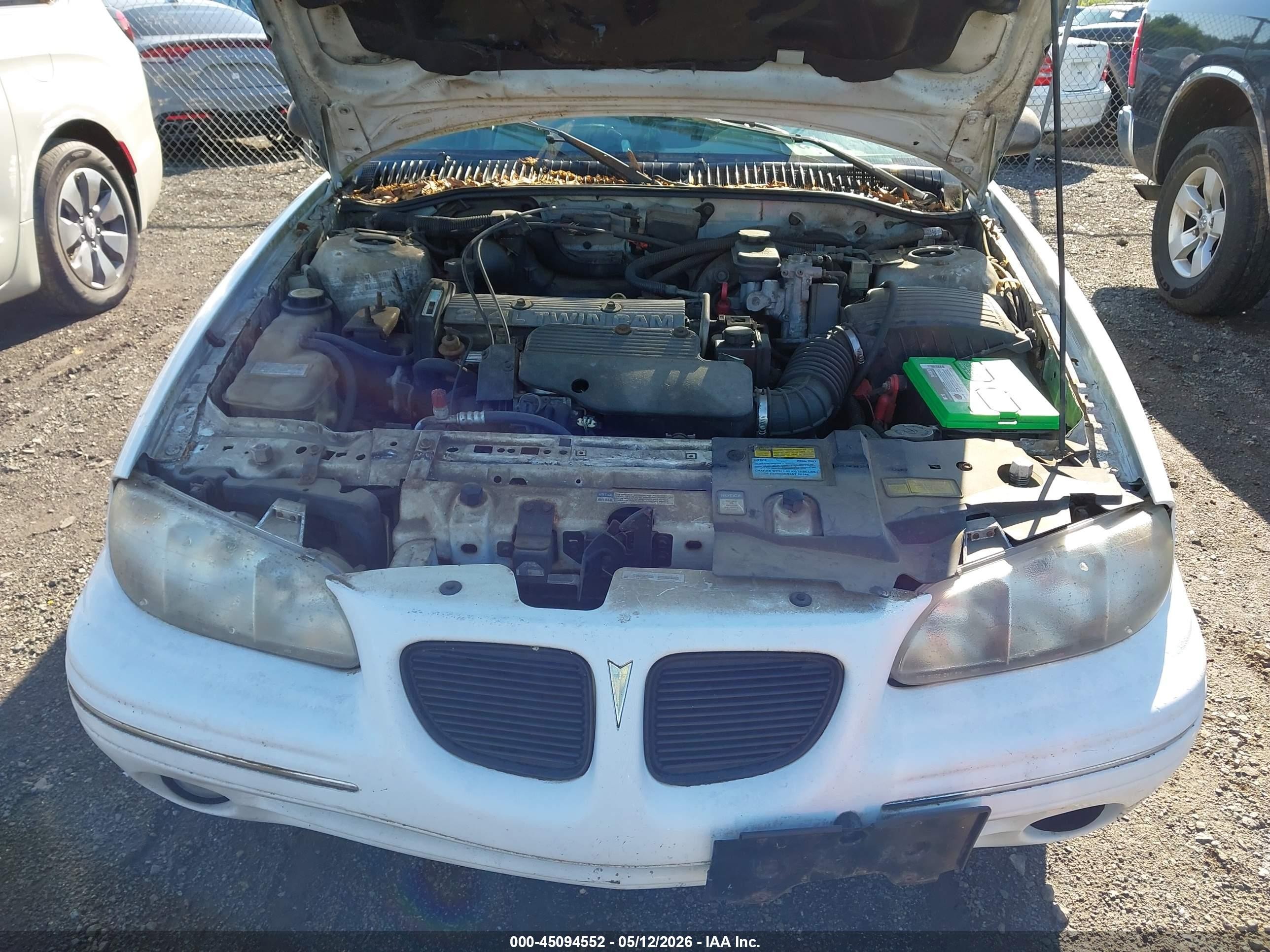 1997 Pontiac Grand Am Se Белый vin: 1G2NE52T7VC859821