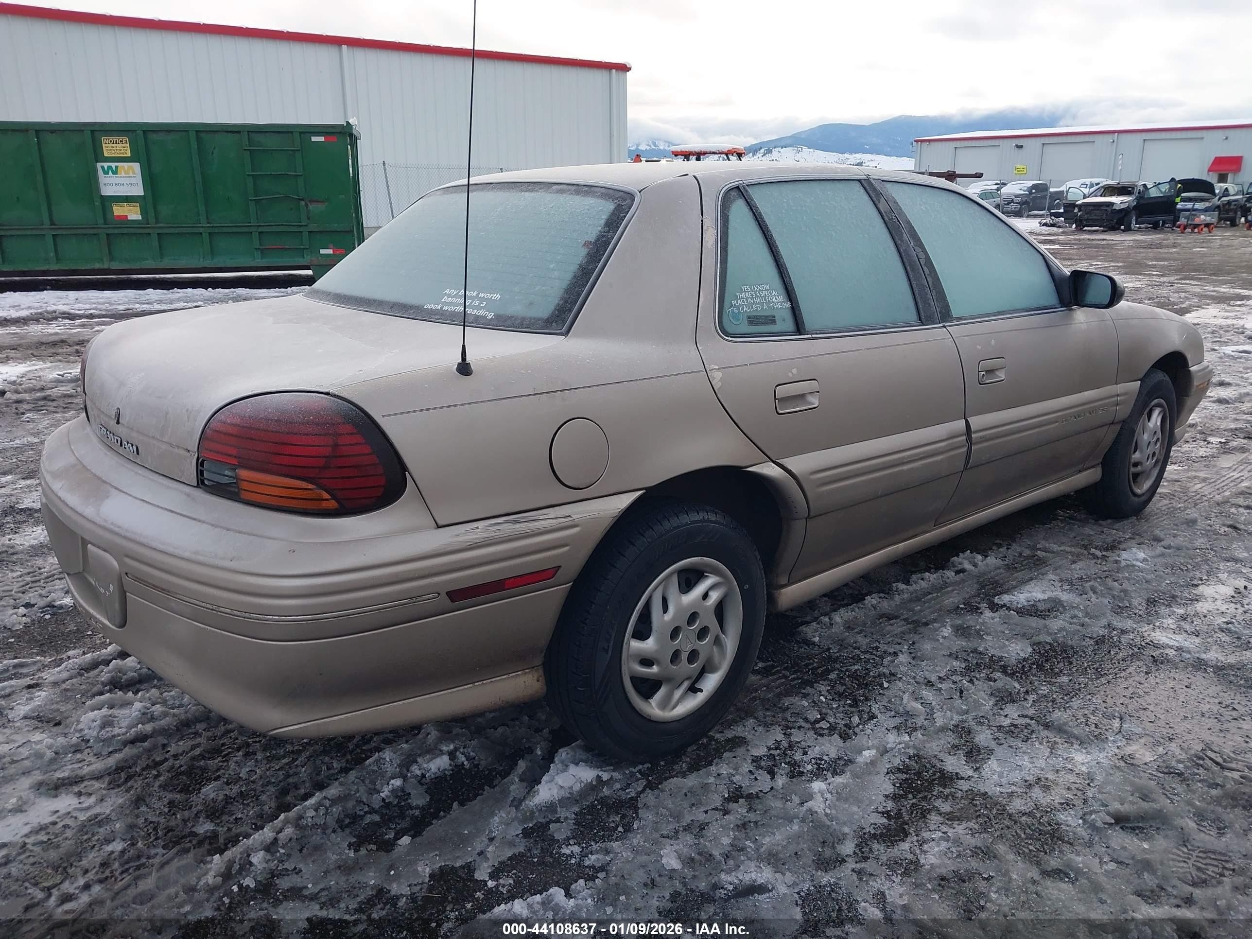 1997 Pontiac Grand Am Se Желто-коричневый vin: 1G2NE52T7VM514203