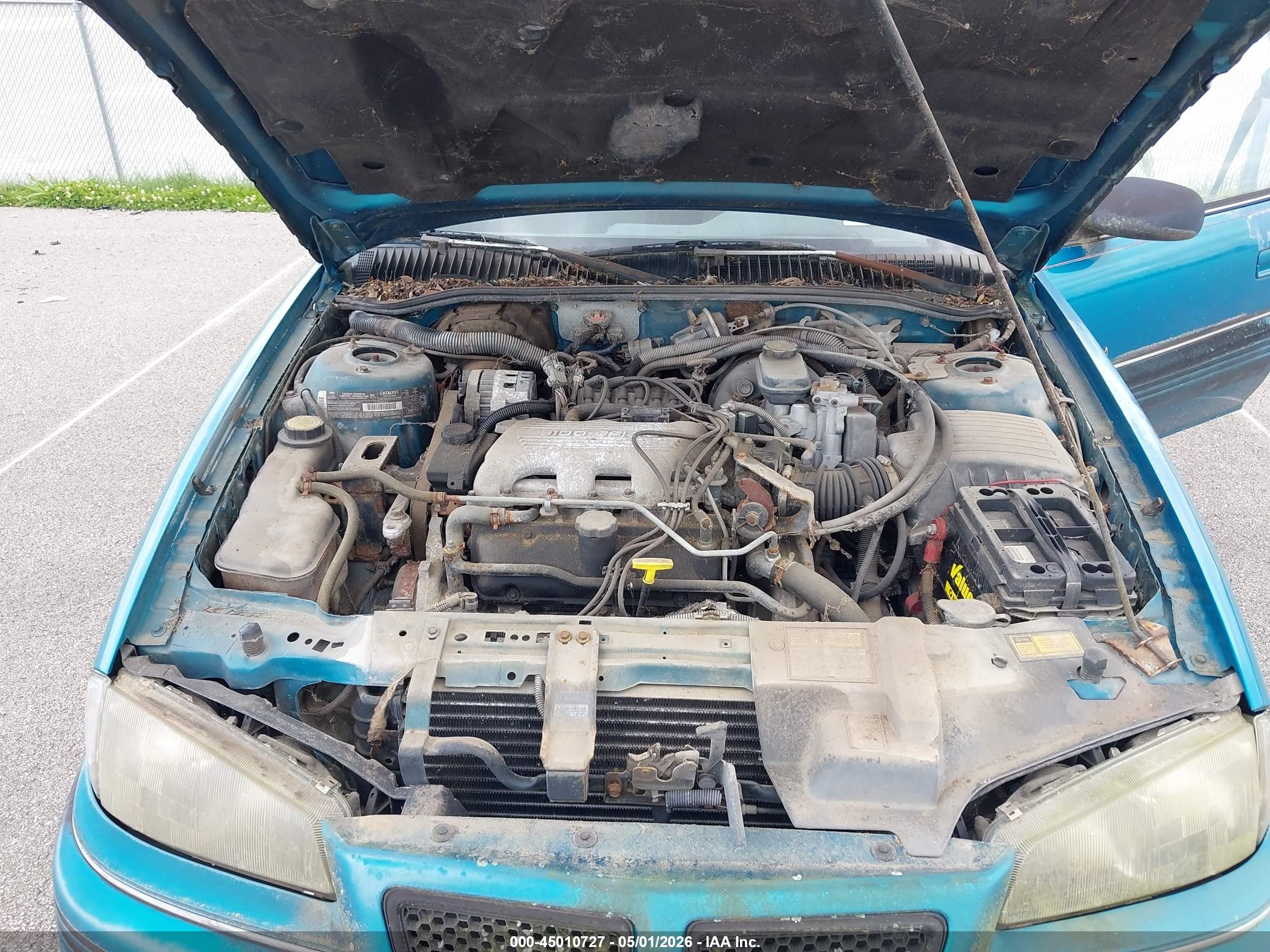 1994 Pontiac Grand Am Se Blue vin: 1G2NE55M9RM539324