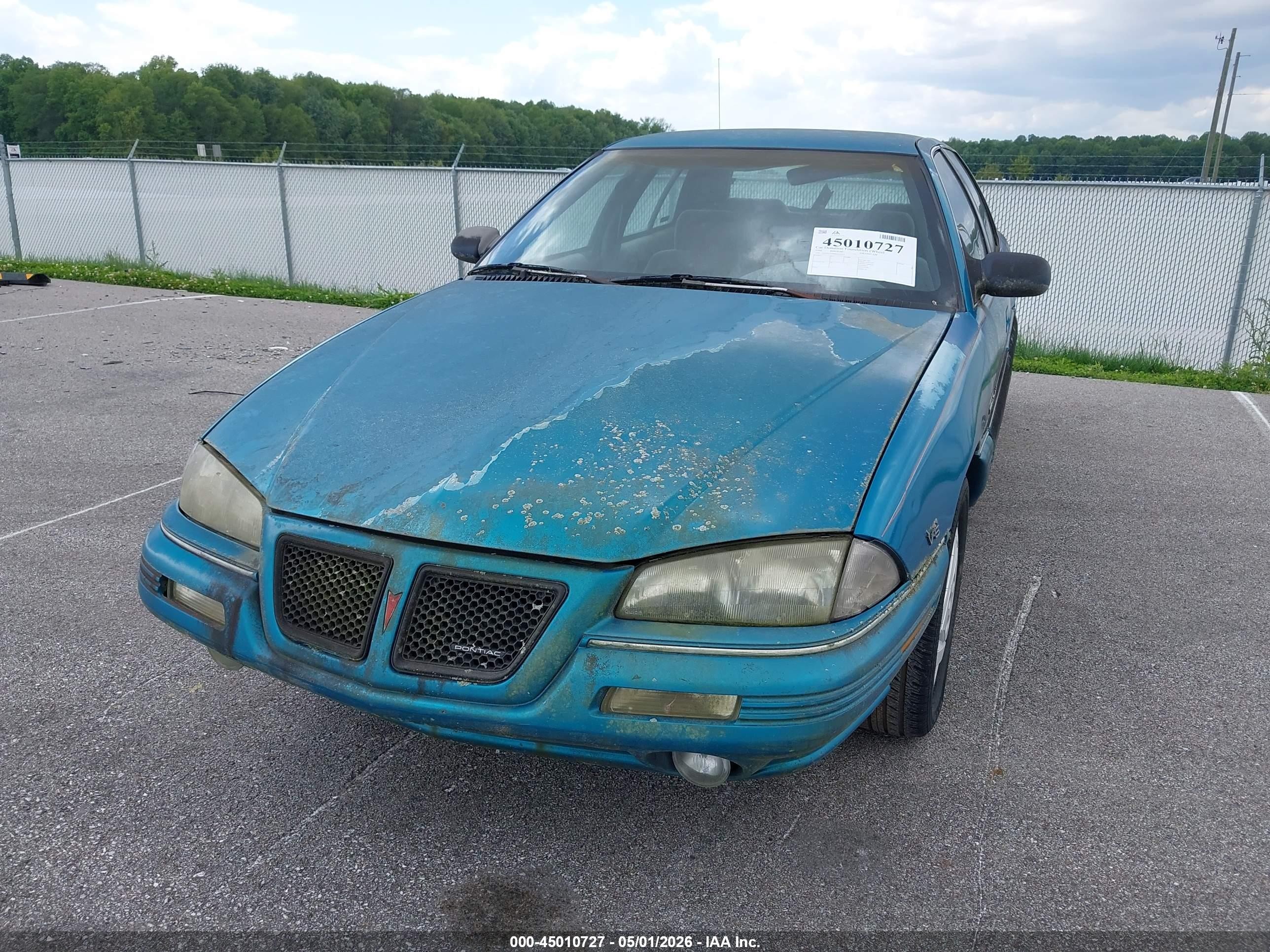 1994 Pontiac Grand Am Se Blue vin: 1G2NE55M9RM539324