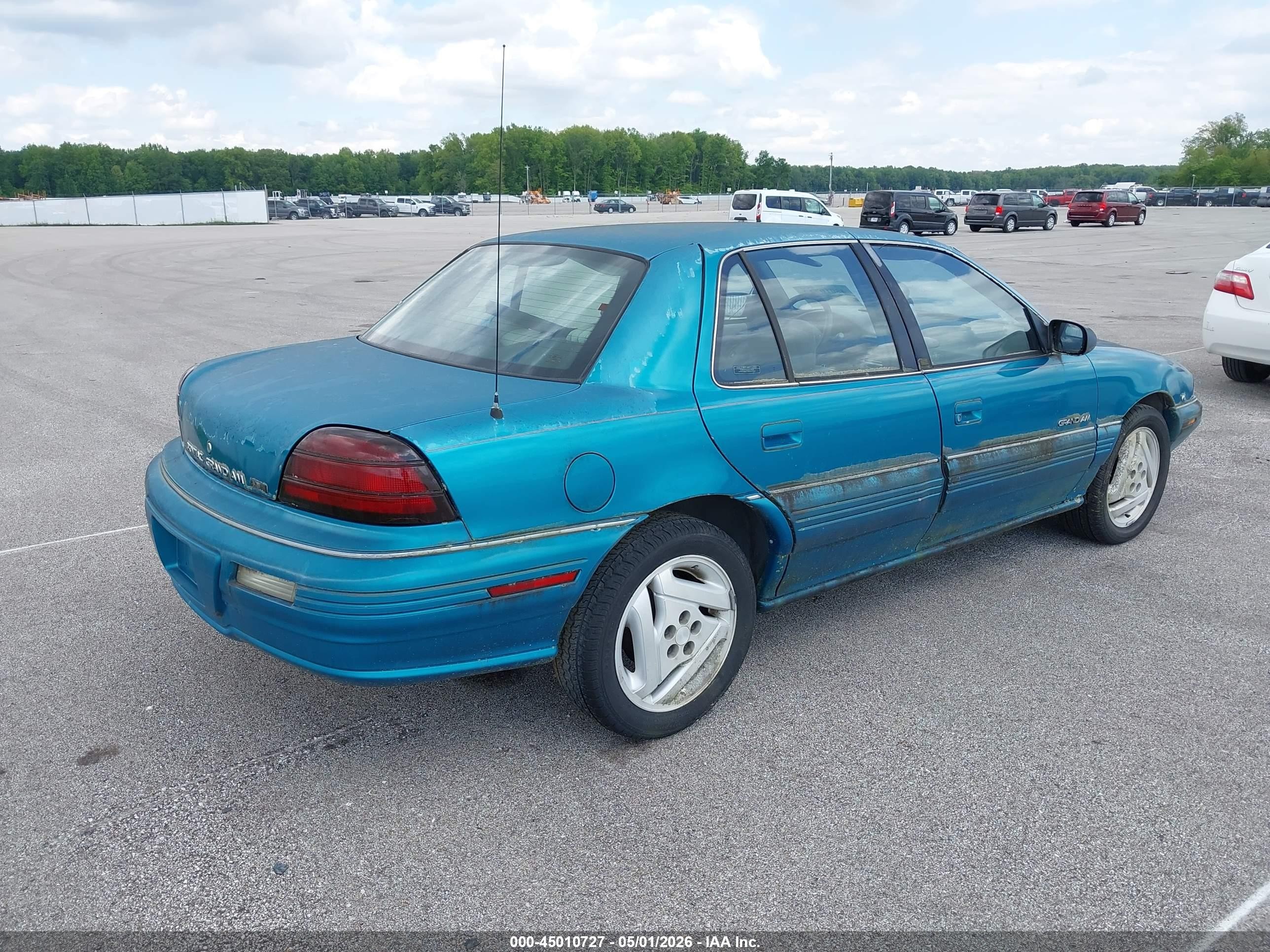 1994 Pontiac Grand Am Se Blue vin: 1G2NE55M9RM539324