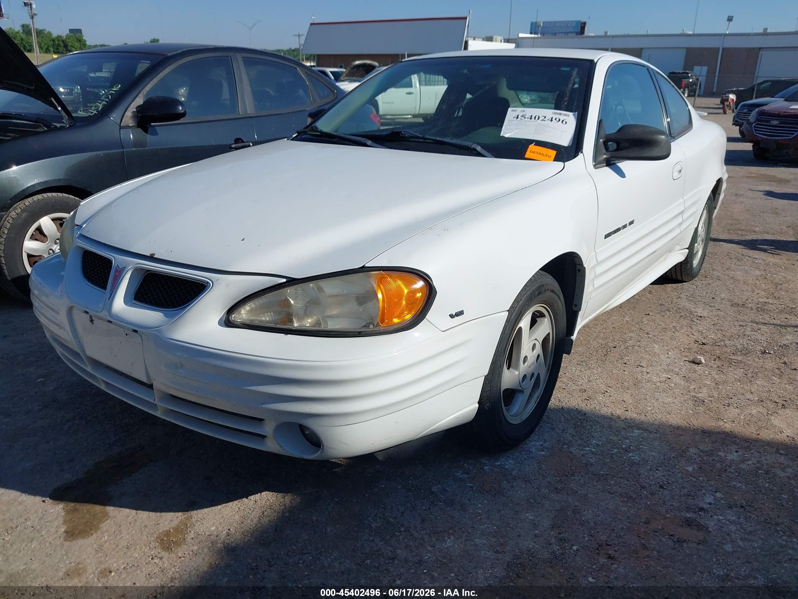 2000 Pontiac Grand Am Se1 White vin: 1G2NF12E3YM812131