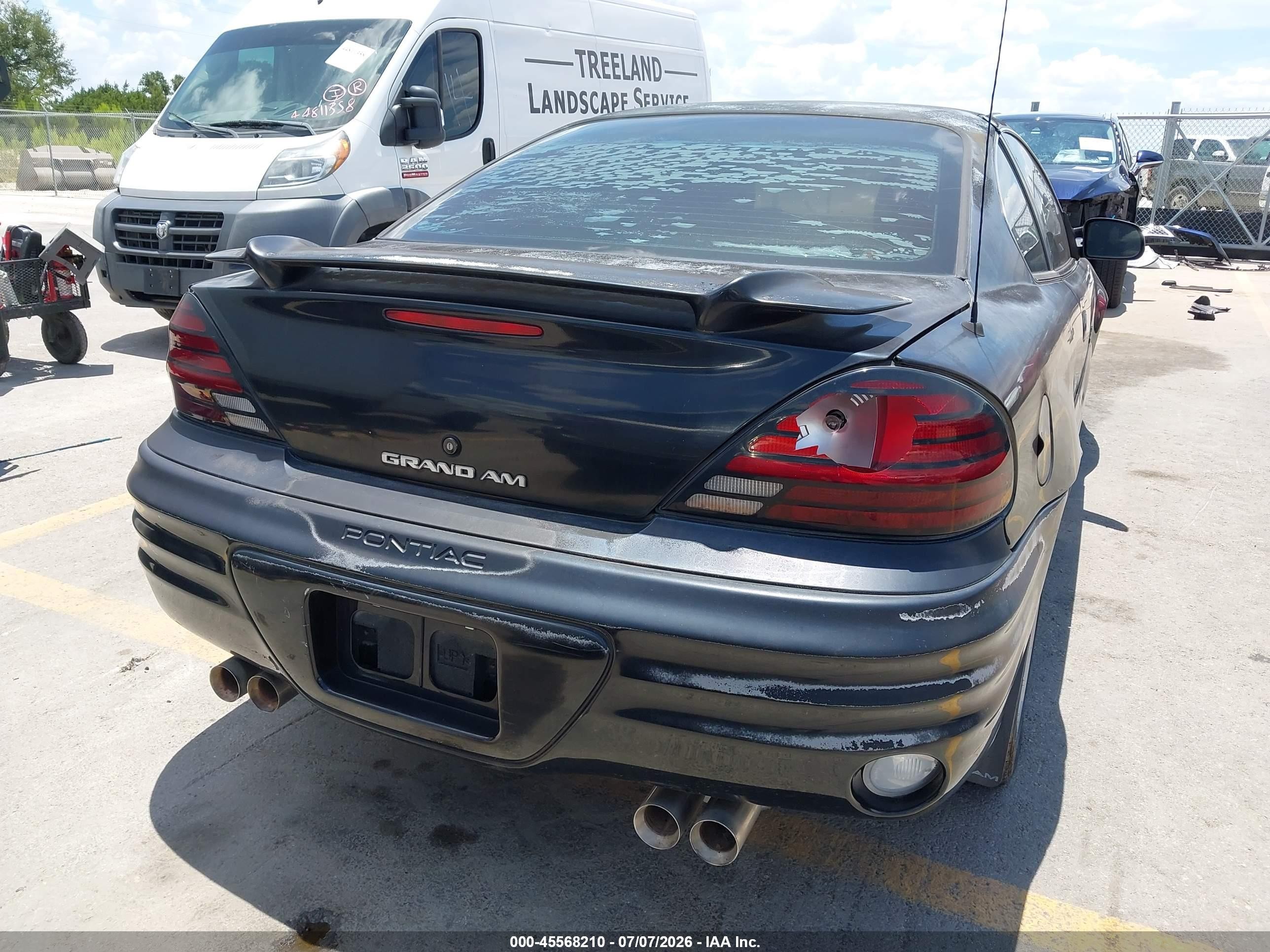 2000 Pontiac Grand Am Se1 Black vin: 1G2NF12E6YM747887