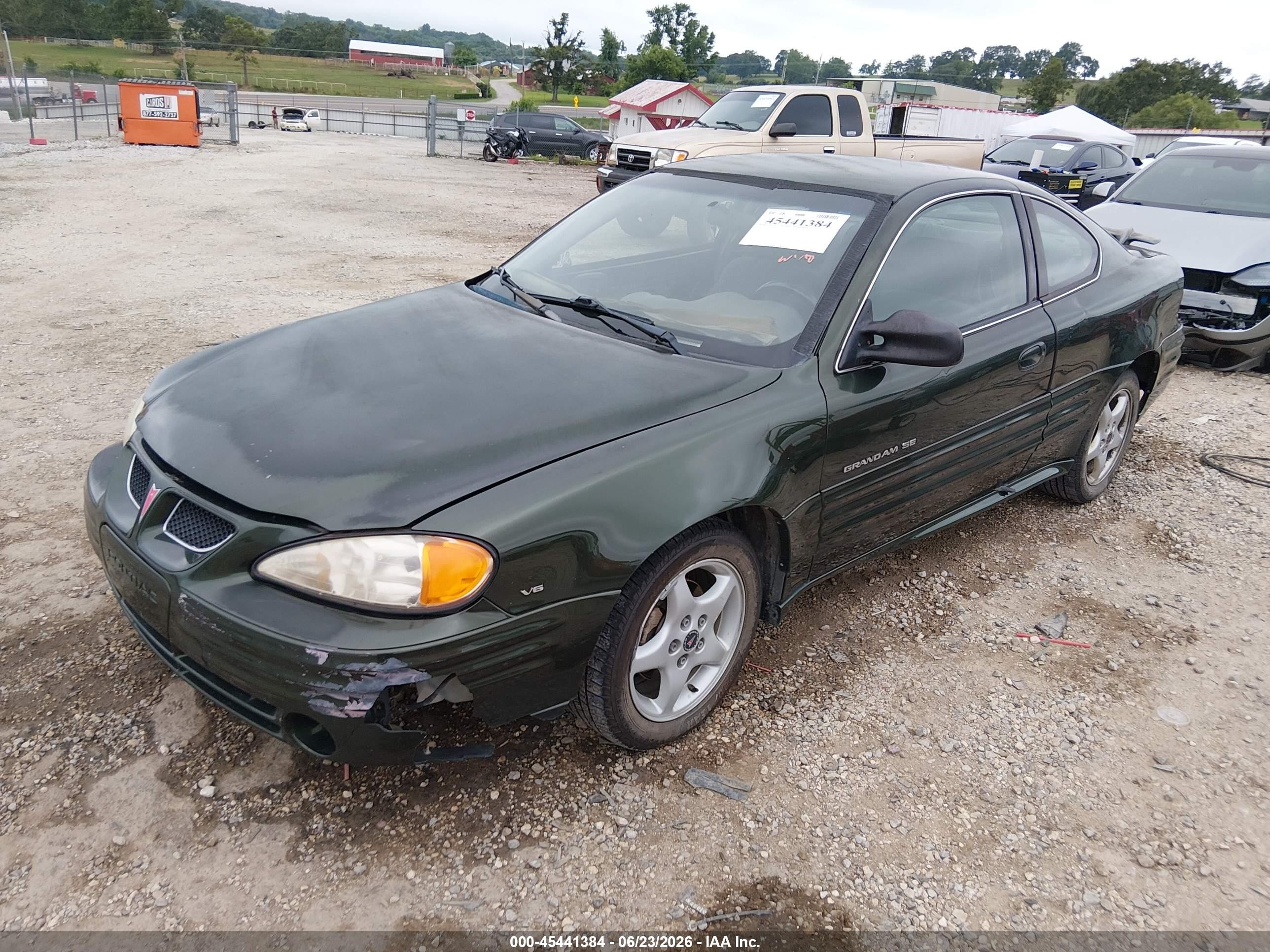 2000 Pontiac Grand Am Se1 Green vin: 1G2NF12EXYM715279