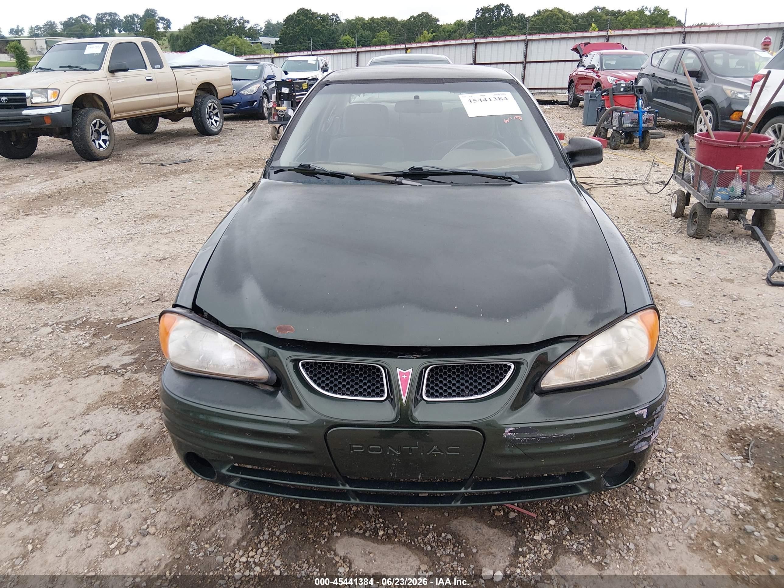 2000 Pontiac Grand Am Se1 Green vin: 1G2NF12EXYM715279