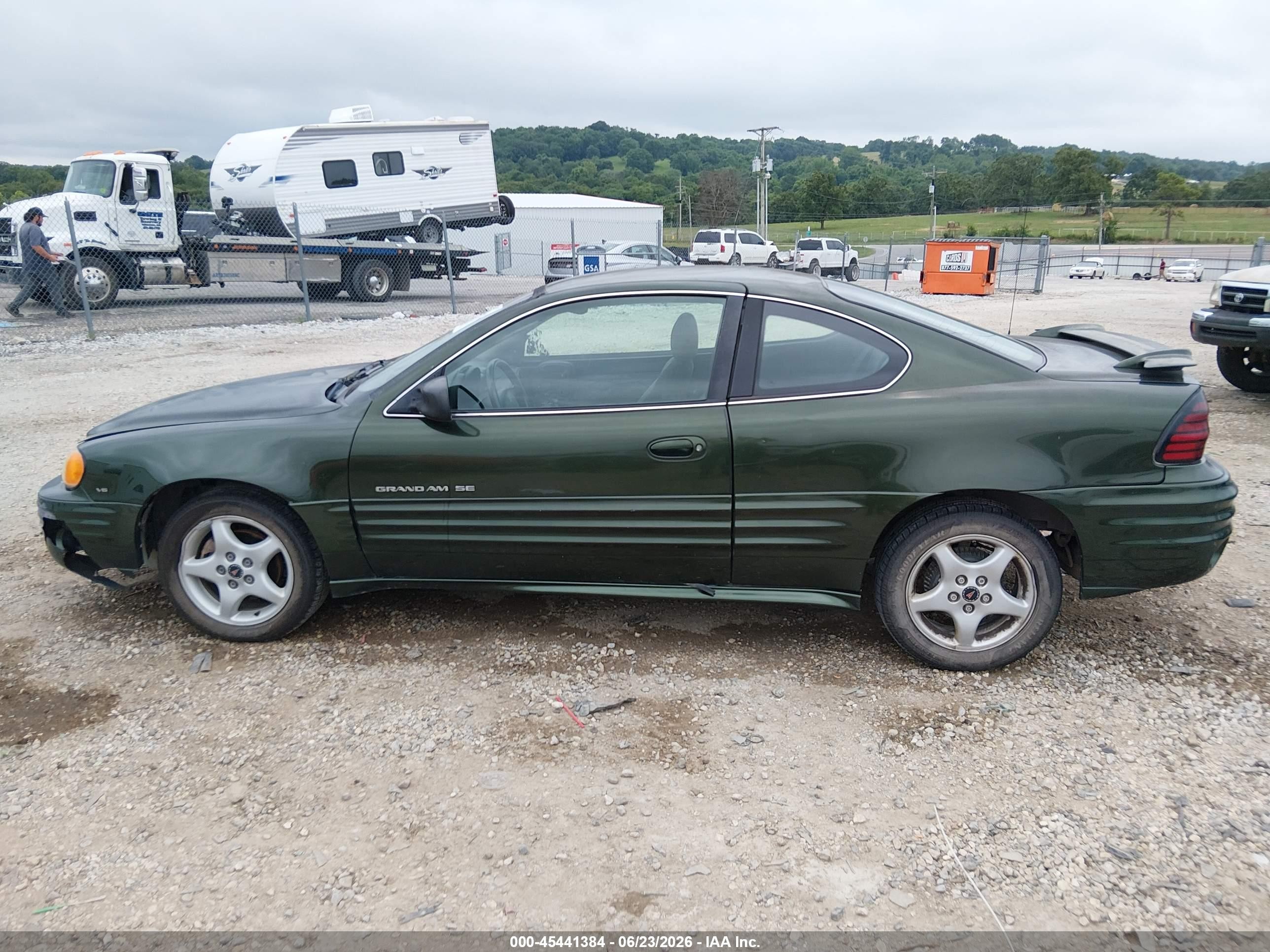 2000 Pontiac Grand Am Se1 Green vin: 1G2NF12EXYM715279
