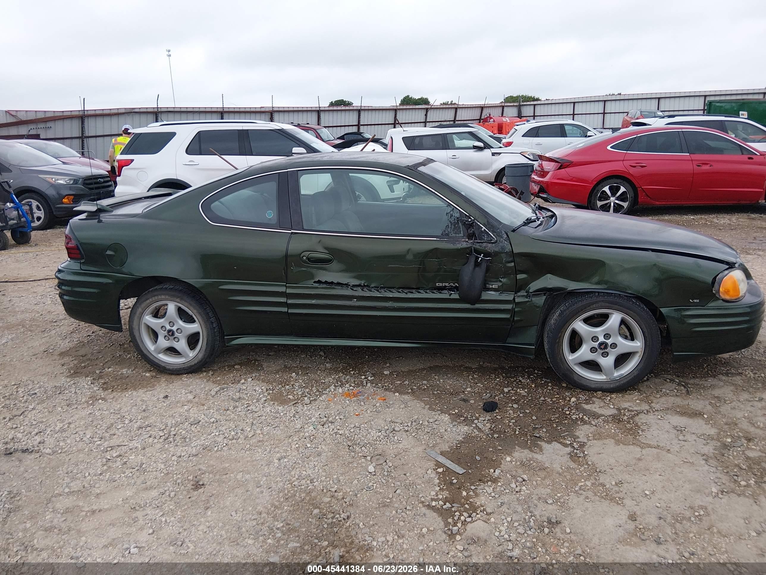 2000 Pontiac Grand Am Se1 Green vin: 1G2NF12EXYM715279