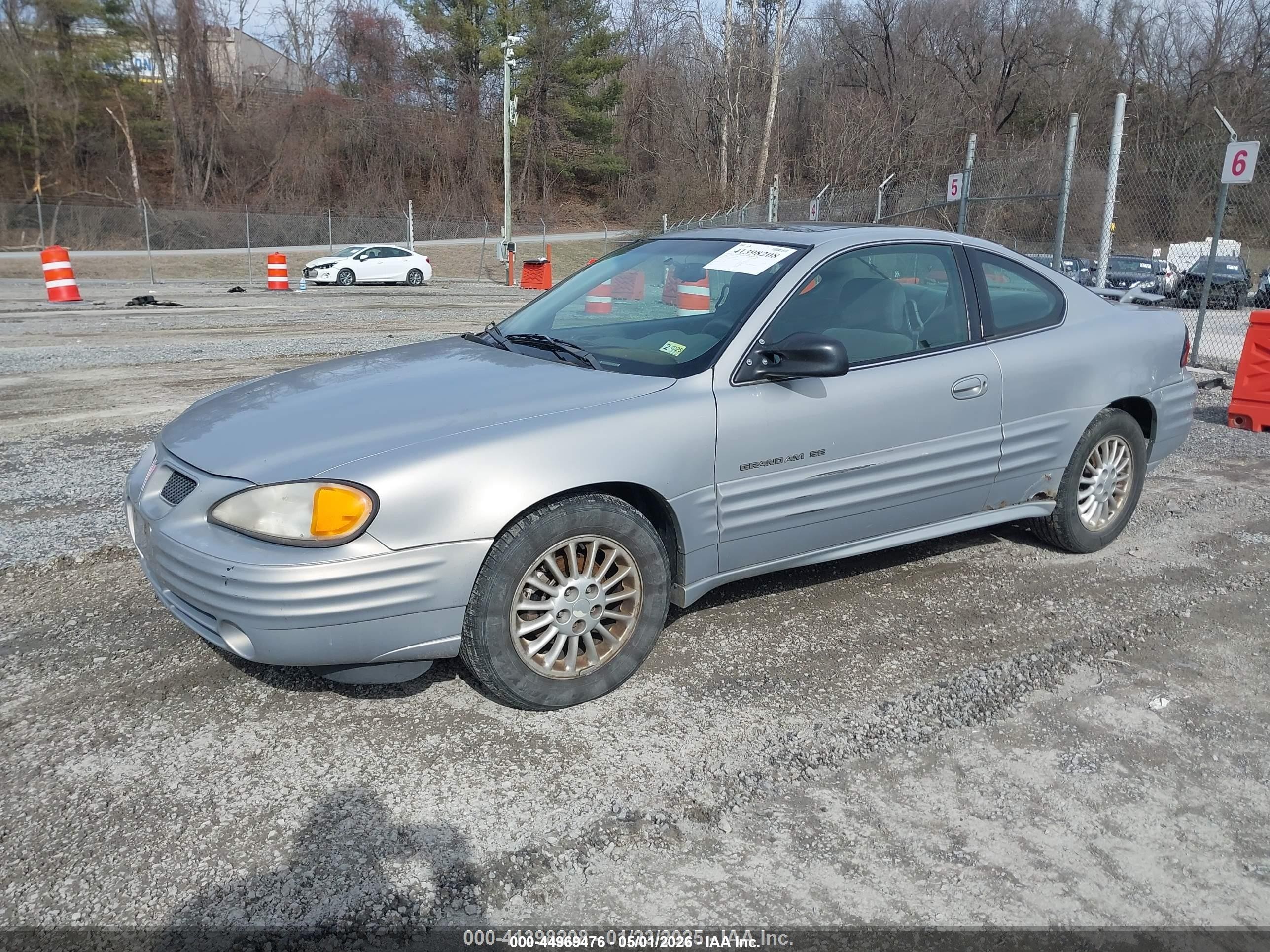 2000 Pontiac Grand Am Se1 Серый vin: 1G2NF12T1YM847345