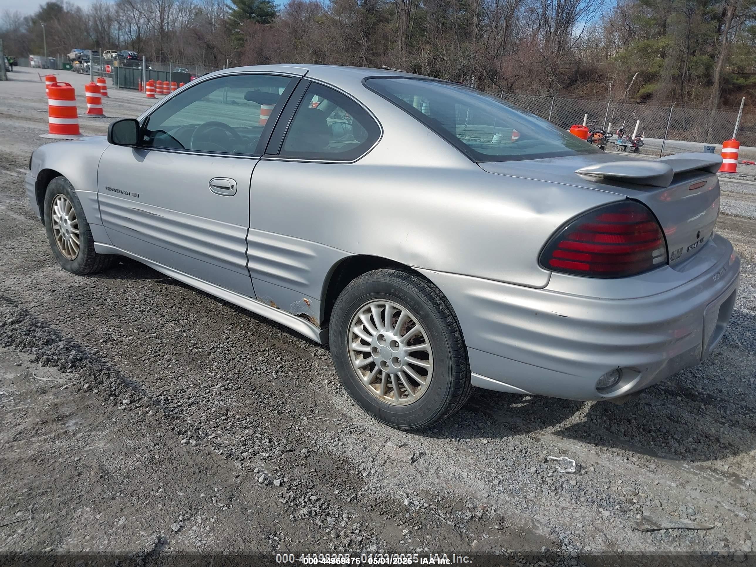 2000 Pontiac Grand Am Se1 Серый vin: 1G2NF12T1YM847345
