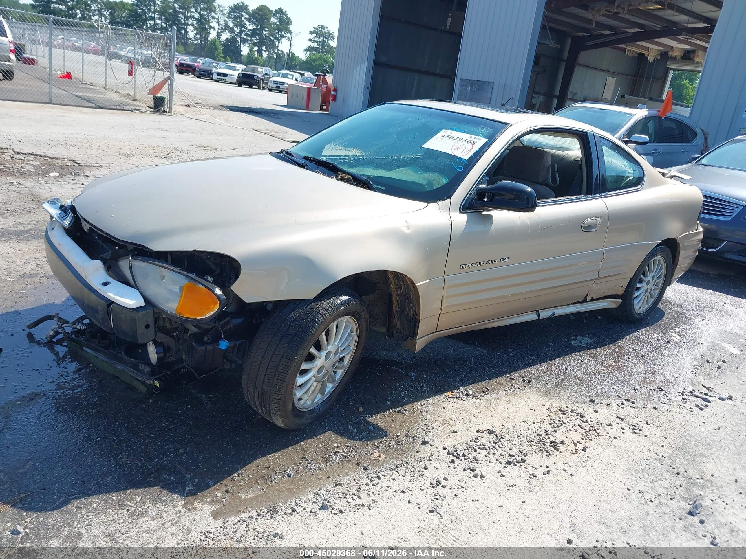 2001 Pontiac Grand Am Se1 Gold vin: 1G2NF12T31M679634