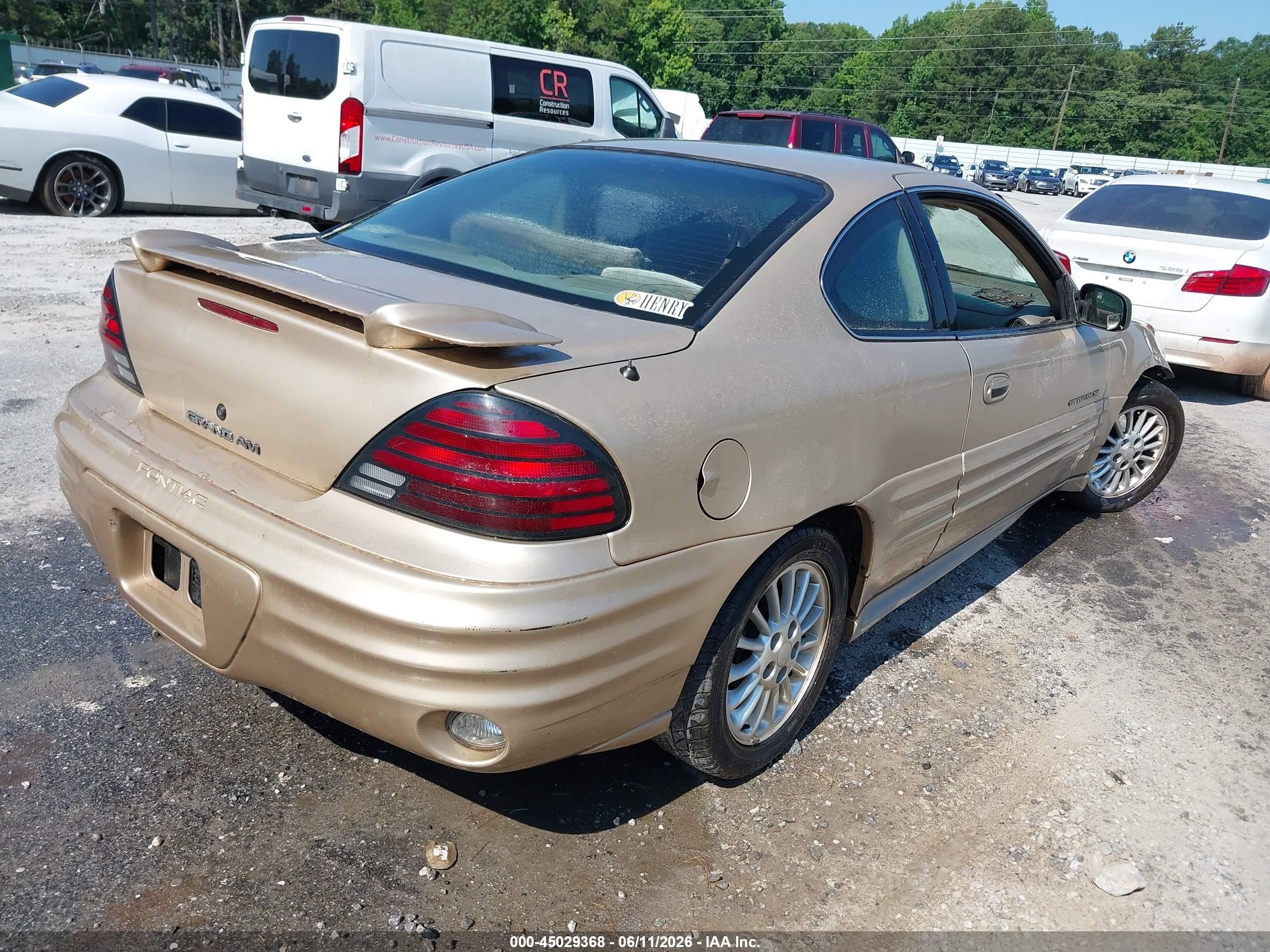 2001 Pontiac Grand Am Se1 Gold vin: 1G2NF12T31M679634