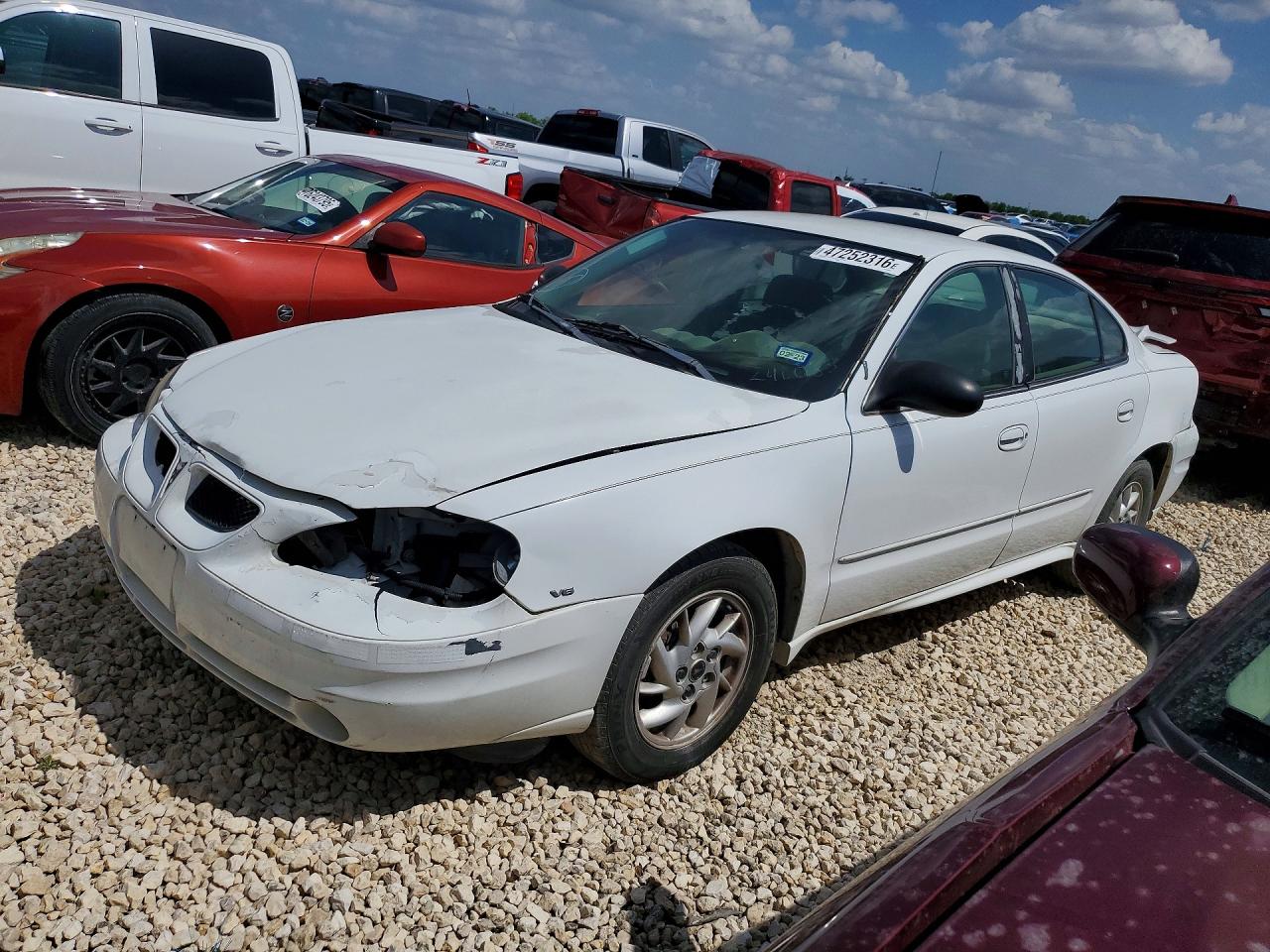 2004 Pontiac Grand Am Se1 White vin: 1G2NF52E04C240085