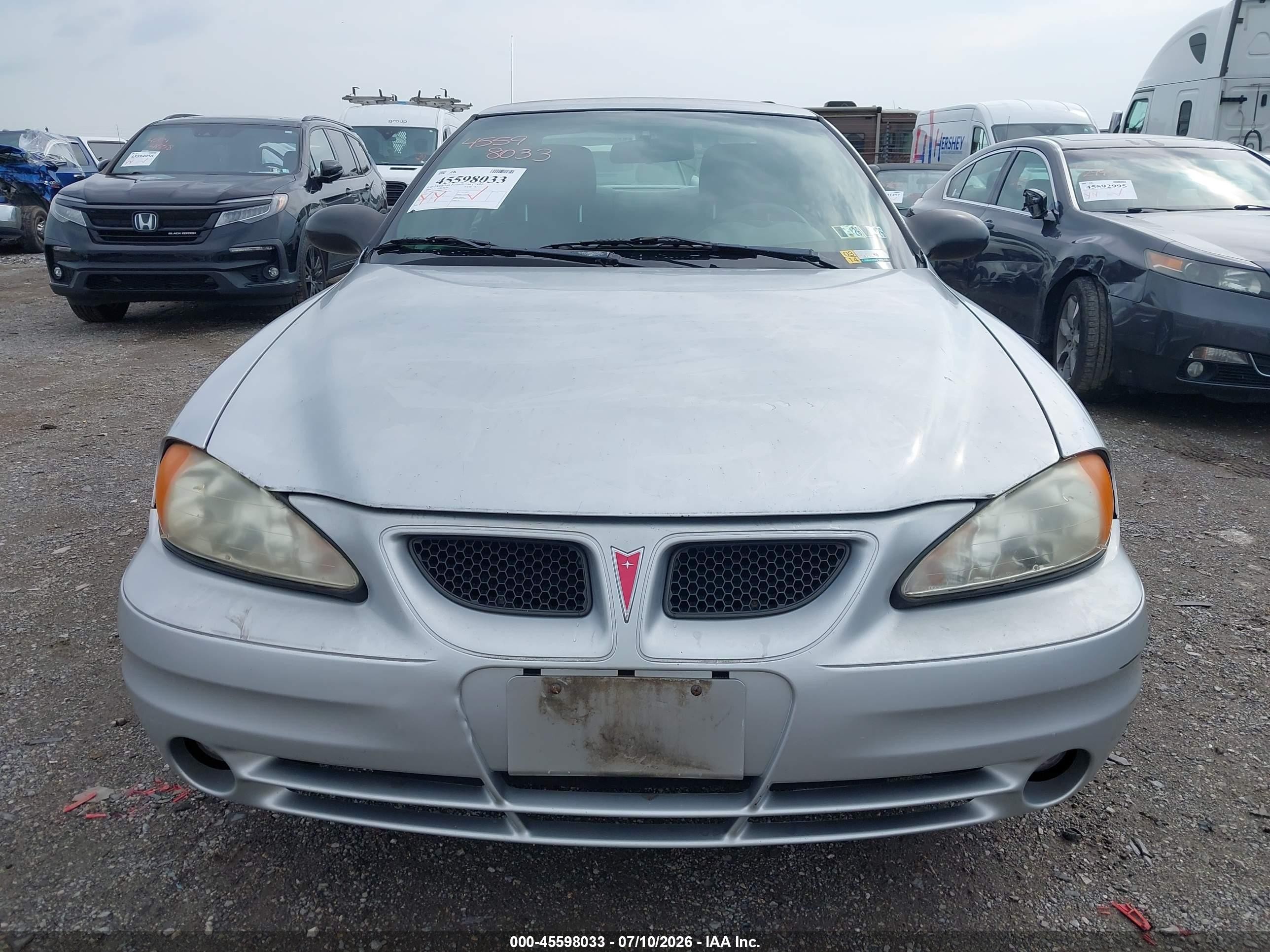 2004 Pontiac Grand Am Se1 Silver vin: 1G2NF52E04M705510