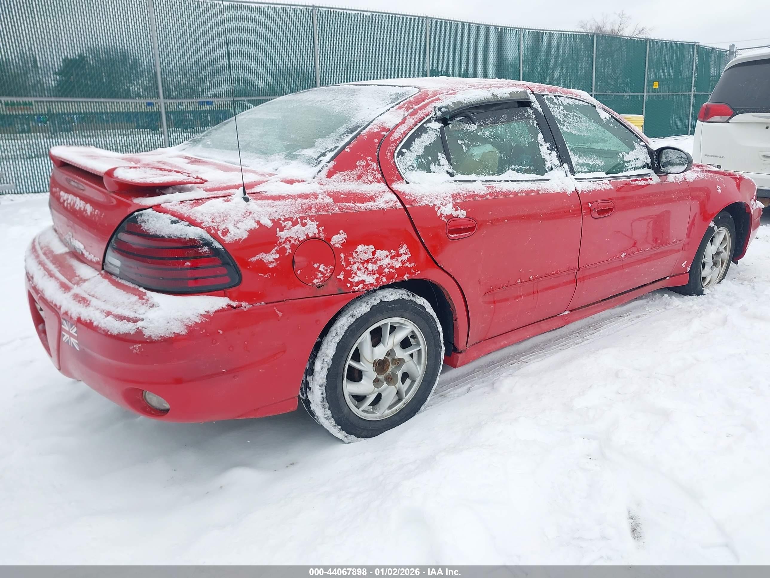 2004 Pontiac Grand Am Se1 Red vin: 1G2NF52E14C201814