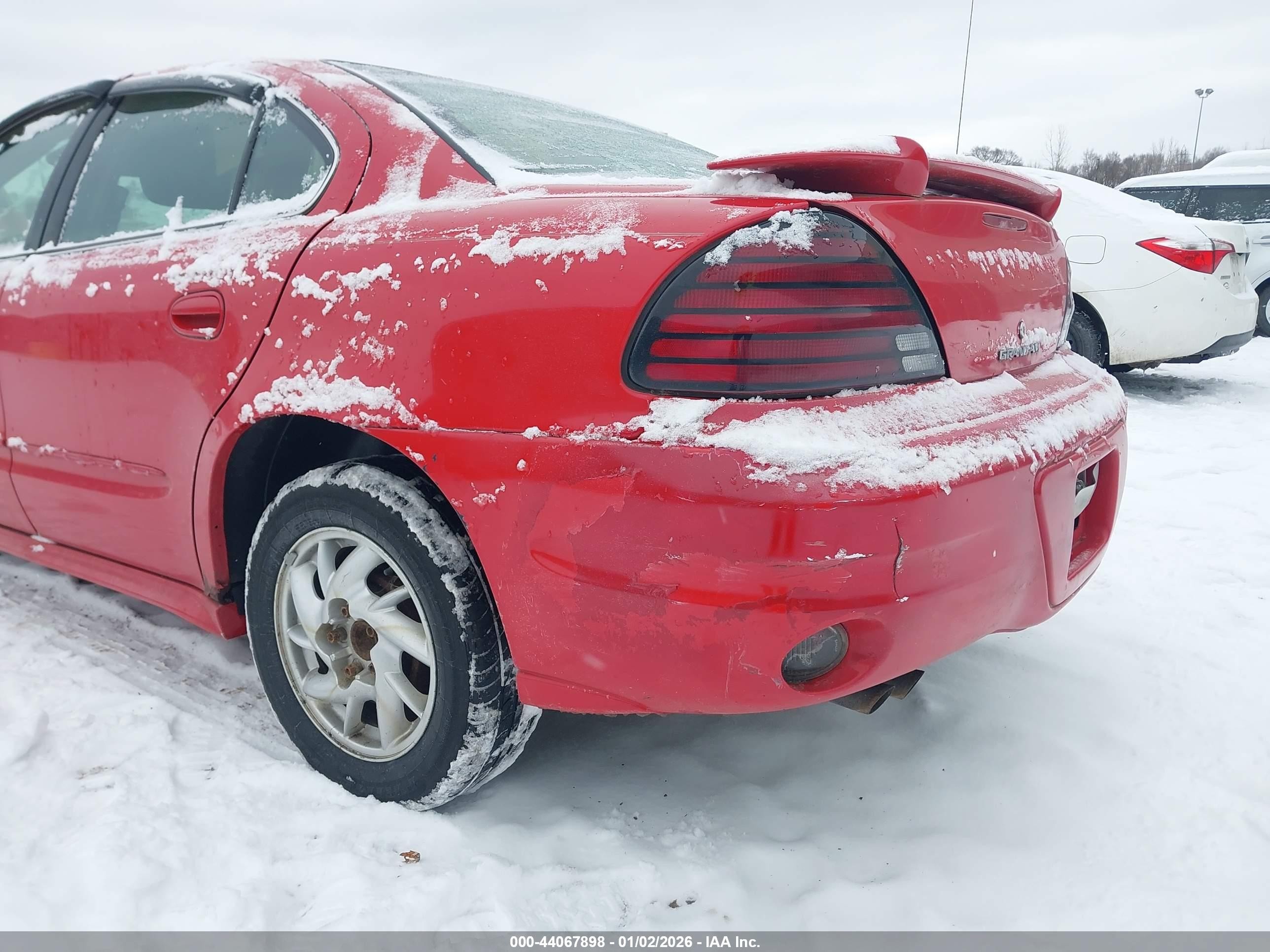 2004 Pontiac Grand Am Se1 Red vin: 1G2NF52E14C201814