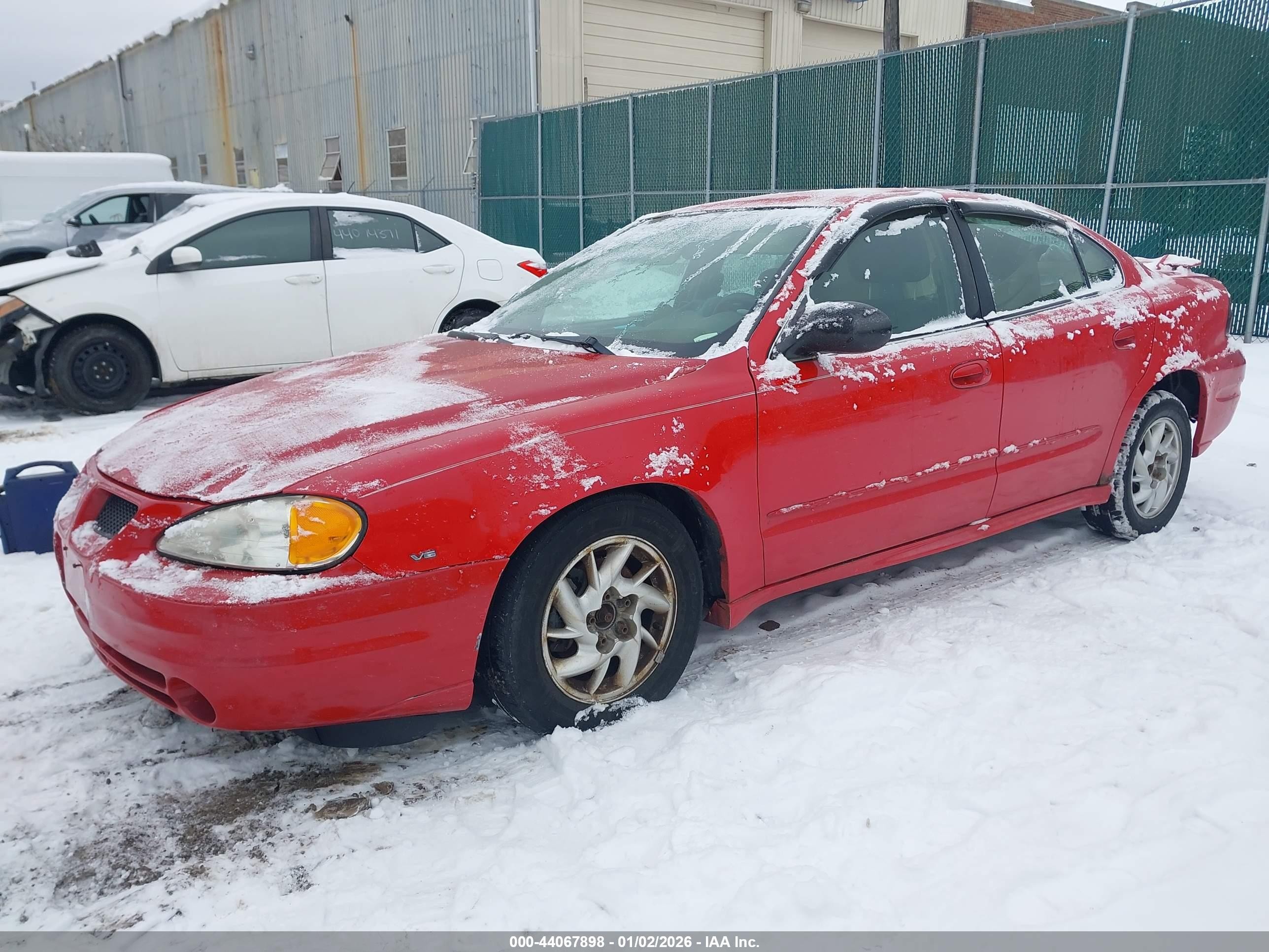 2004 Pontiac Grand Am Se1 Red vin: 1G2NF52E14C201814