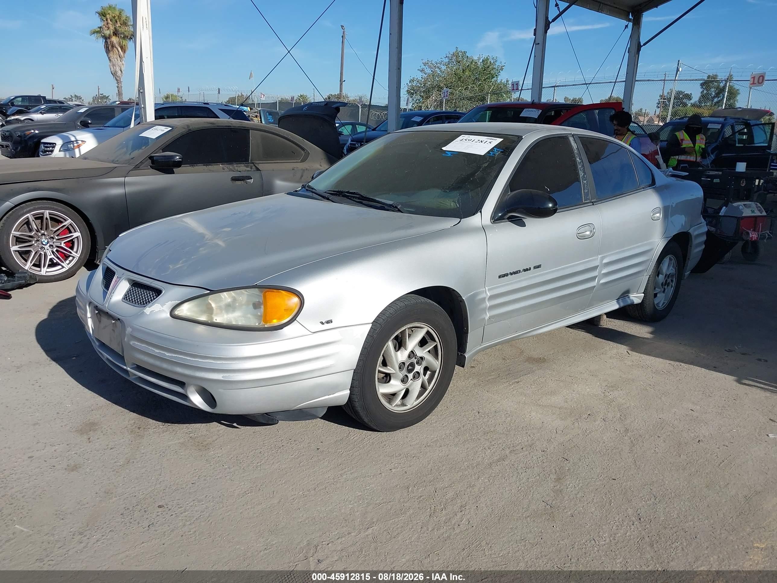 2002 Pontiac Grand Am Se1 Серебряный vin: 1G2NF52E22M565862