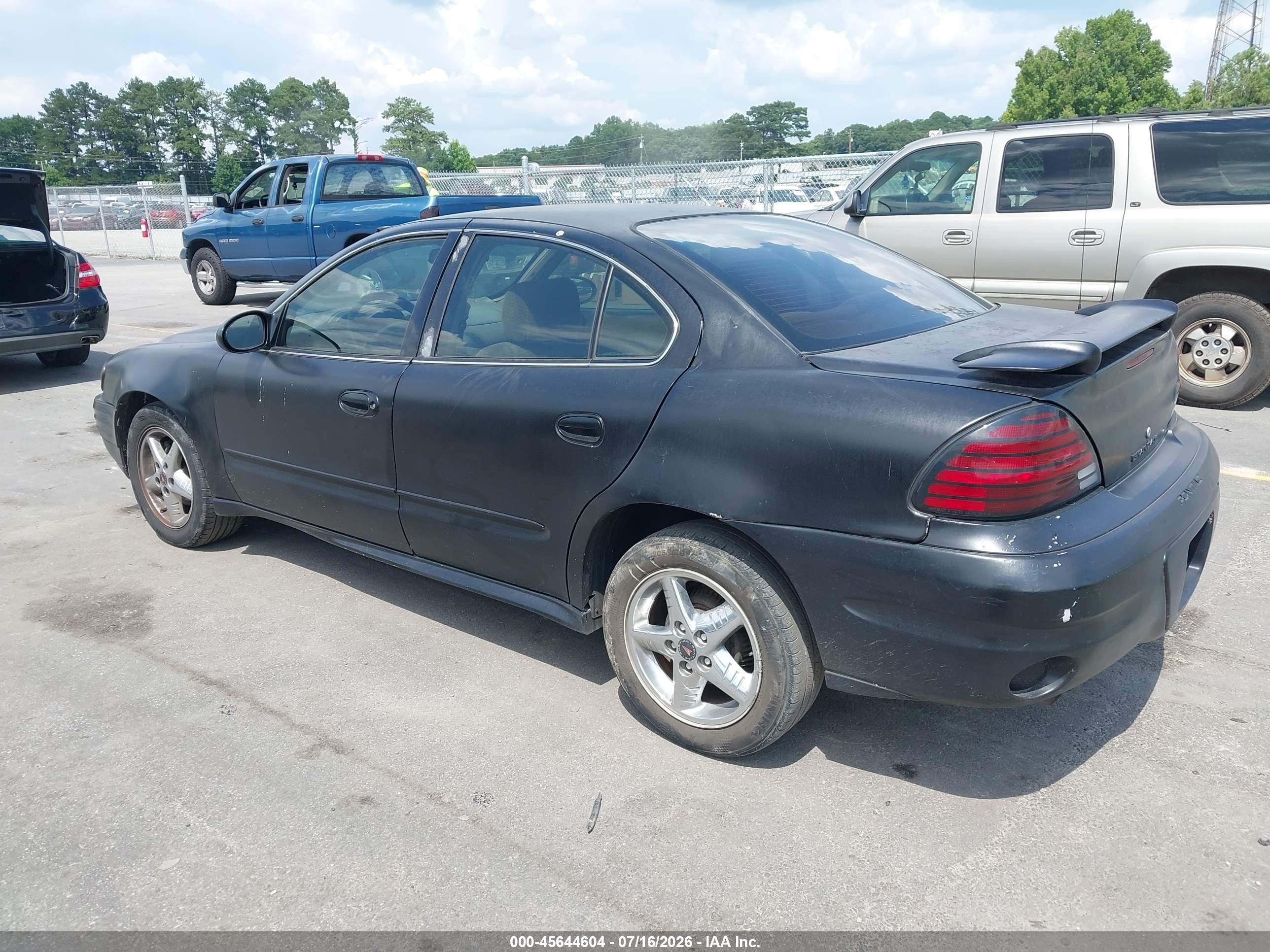 2003 Pontiac Grand Am Se1 Black vin: 1G2NF52E33C236417