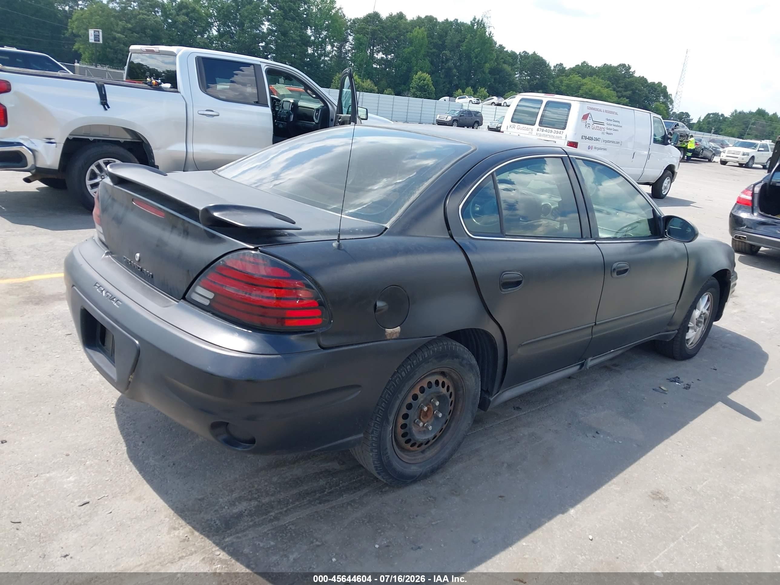 2003 Pontiac Grand Am Se1 Black vin: 1G2NF52E33C236417