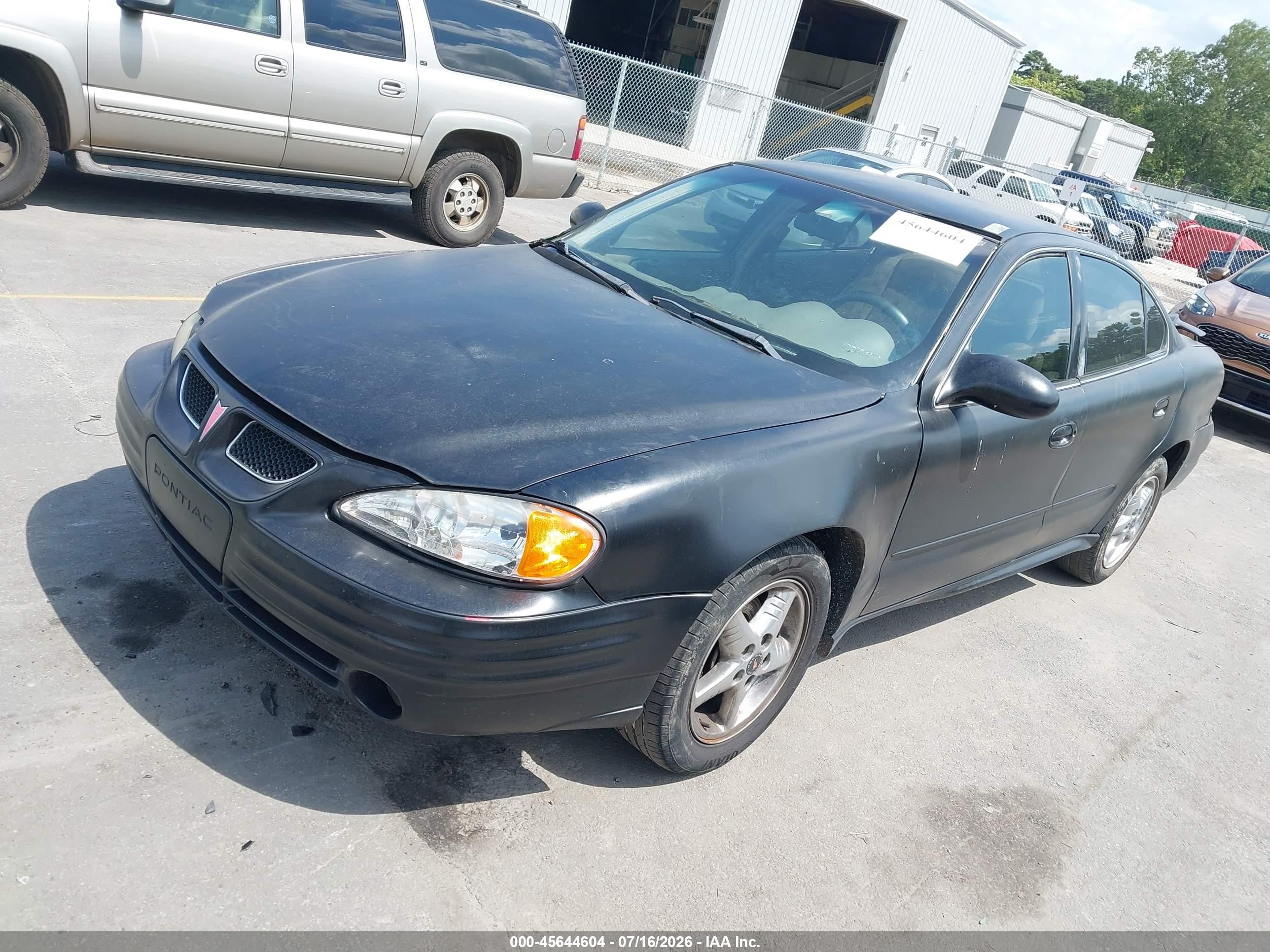 2003 Pontiac Grand Am Se1 Black vin: 1G2NF52E33C236417