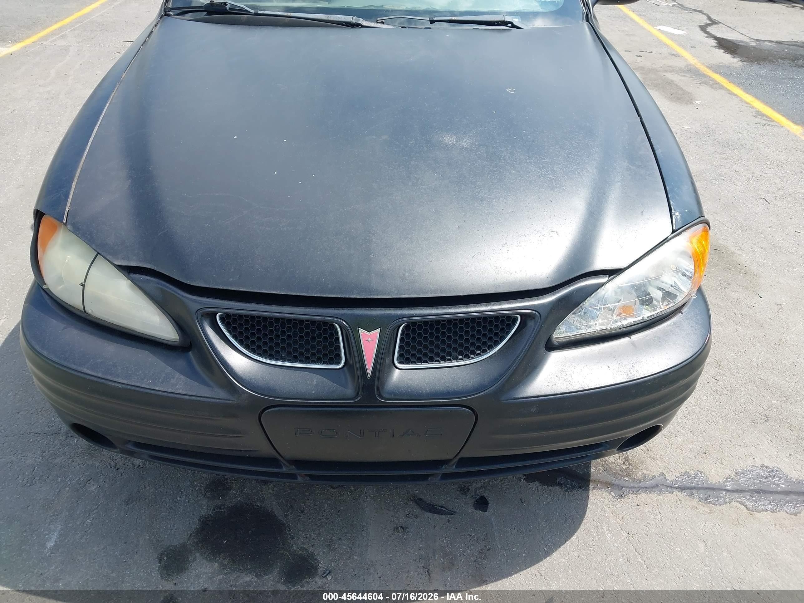 2003 Pontiac Grand Am Se1 Black vin: 1G2NF52E33C236417