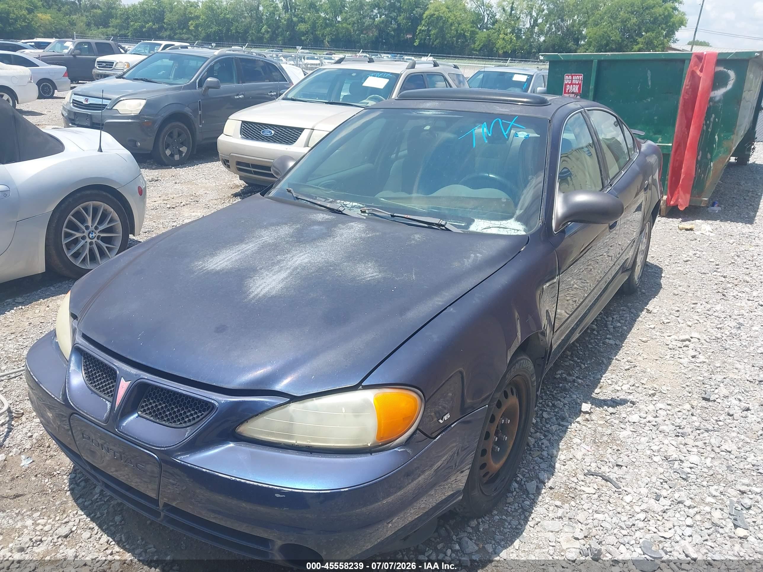 2004 Pontiac Grand Am Se1 Blue vin: 1G2NF52E44M574078