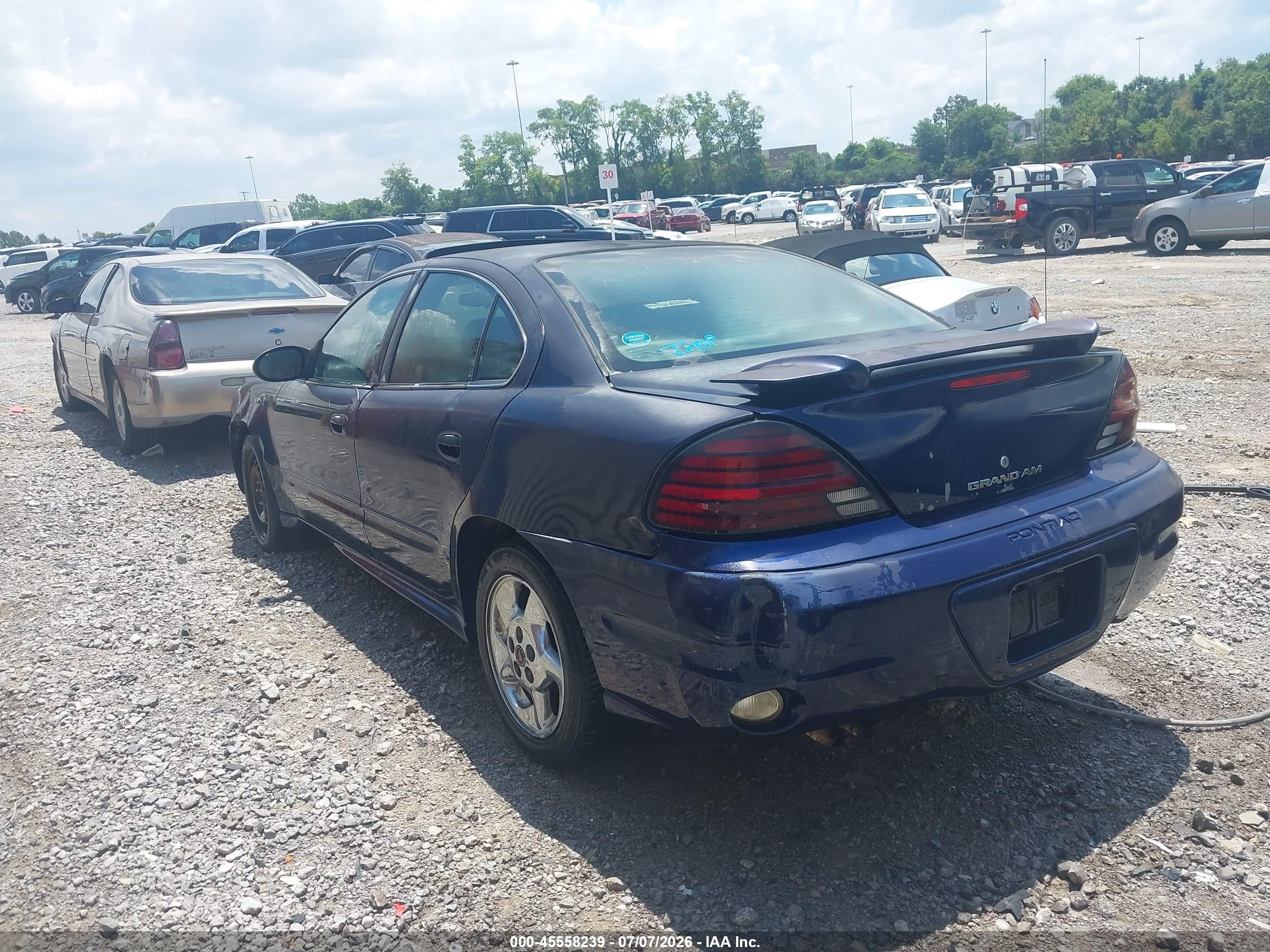 2004 Pontiac Grand Am Se1 Blue vin: 1G2NF52E44M574078
