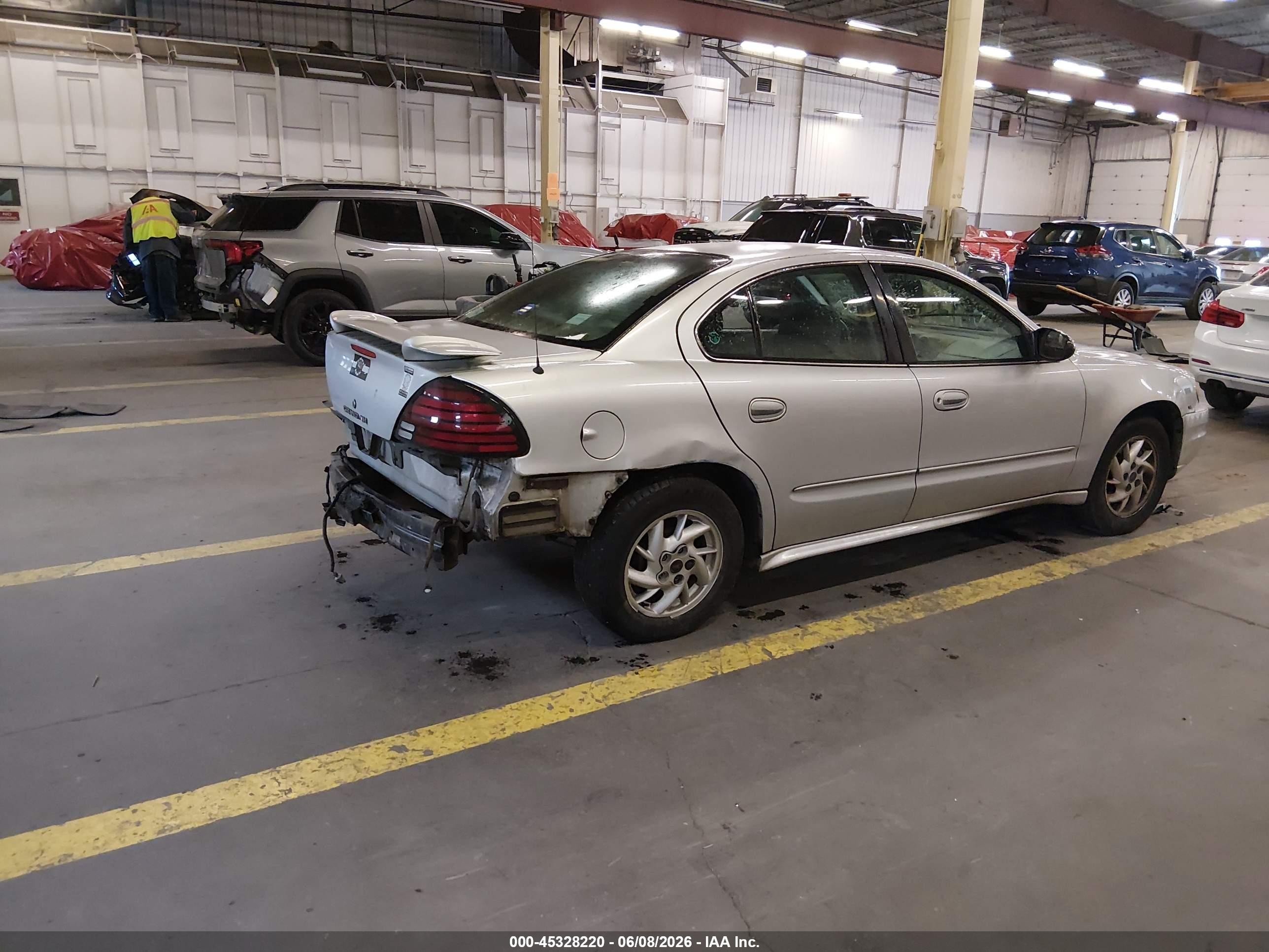 2004 Pontiac Grand Am Se1 Silver vin: 1G2NF52E44M596338