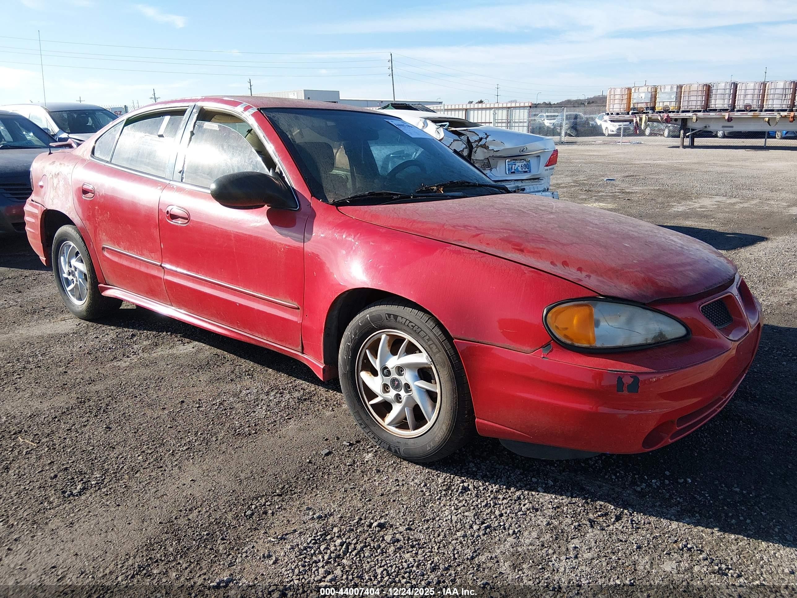 2004 Pontiac Grand Am Se1 Red vin: 1G2NF52E54C254516
