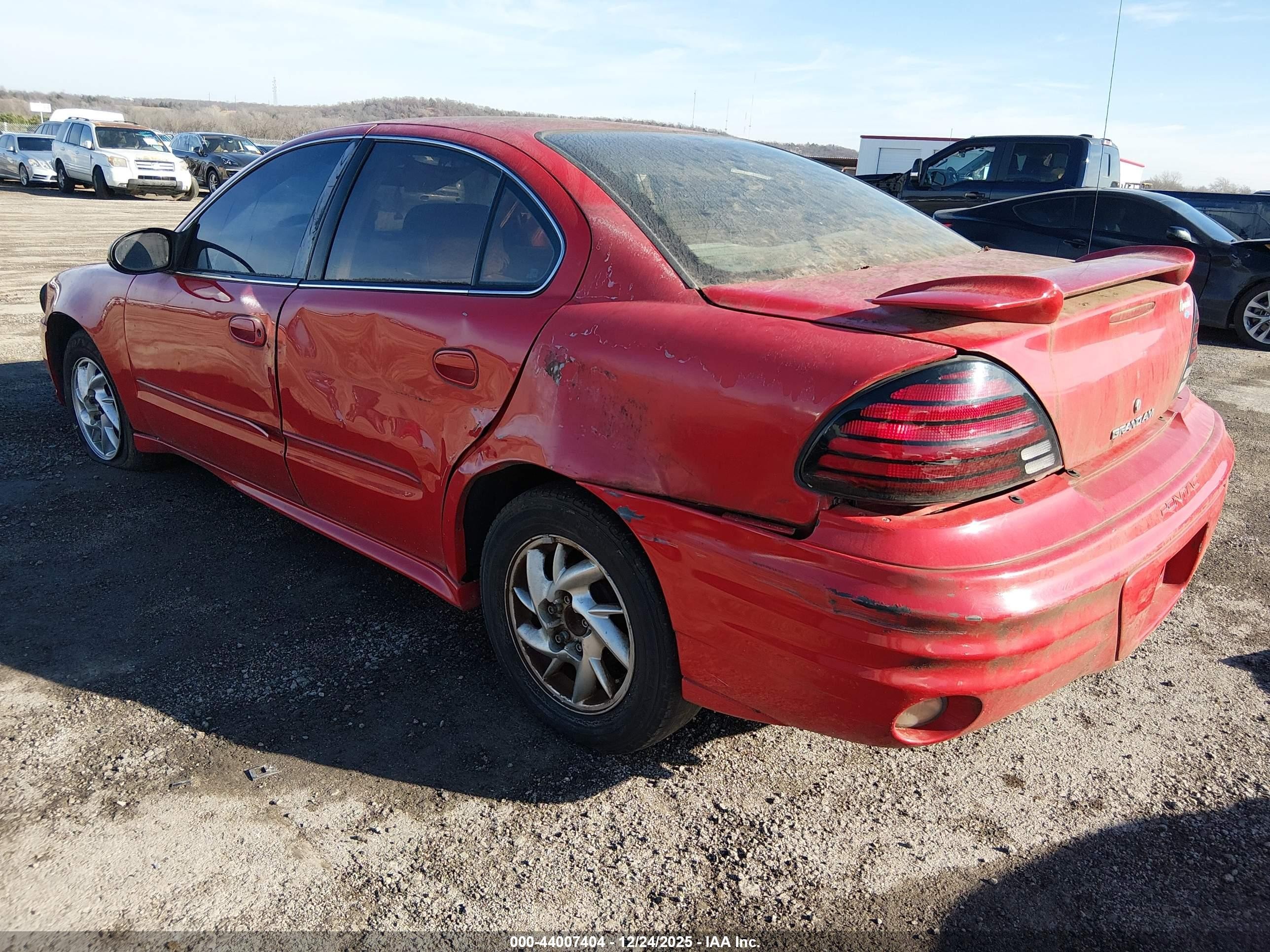 2004 Pontiac Grand Am Se1 Red vin: 1G2NF52E54C254516