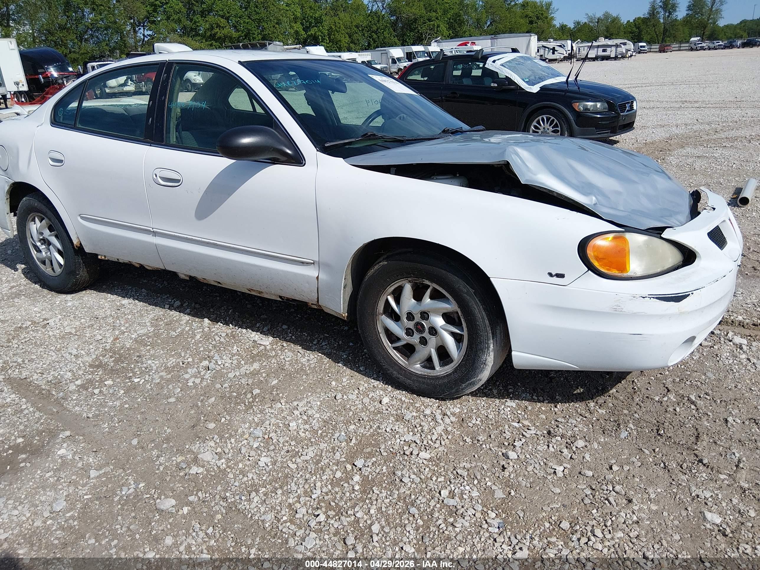 2004 Pontiac Grand Am Se1 White vin: 1G2NF52E54M542546