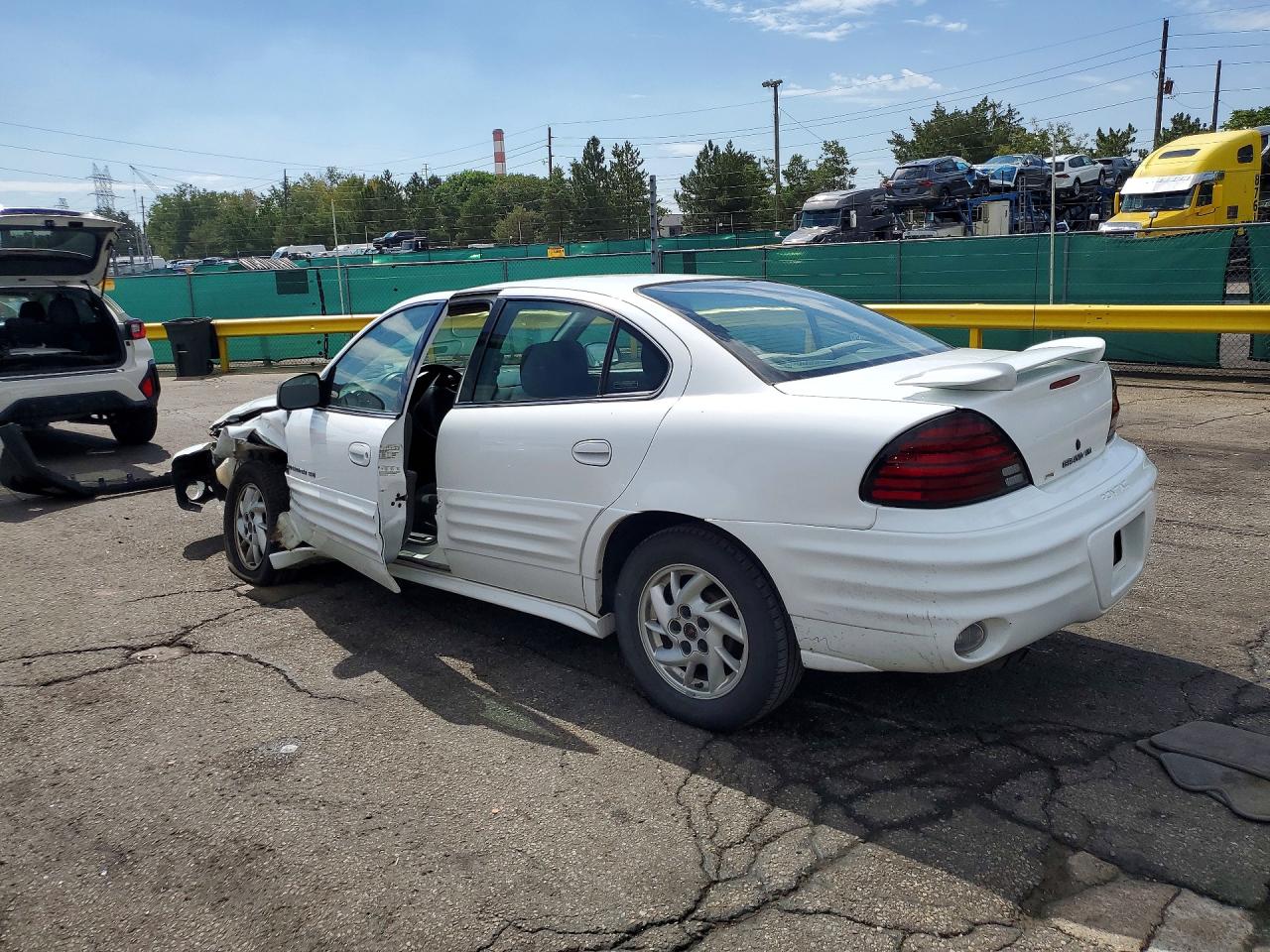 2001 Pontiac Grand Am Se1 White vin: 1G2NF52E61M542146