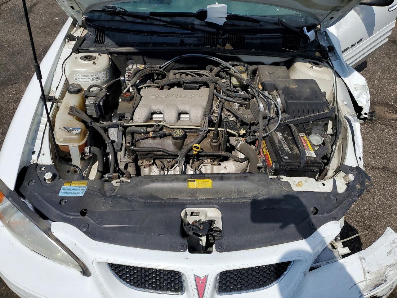 2001 Pontiac Grand Am Se1 White vin: 1G2NF52E61M542146
