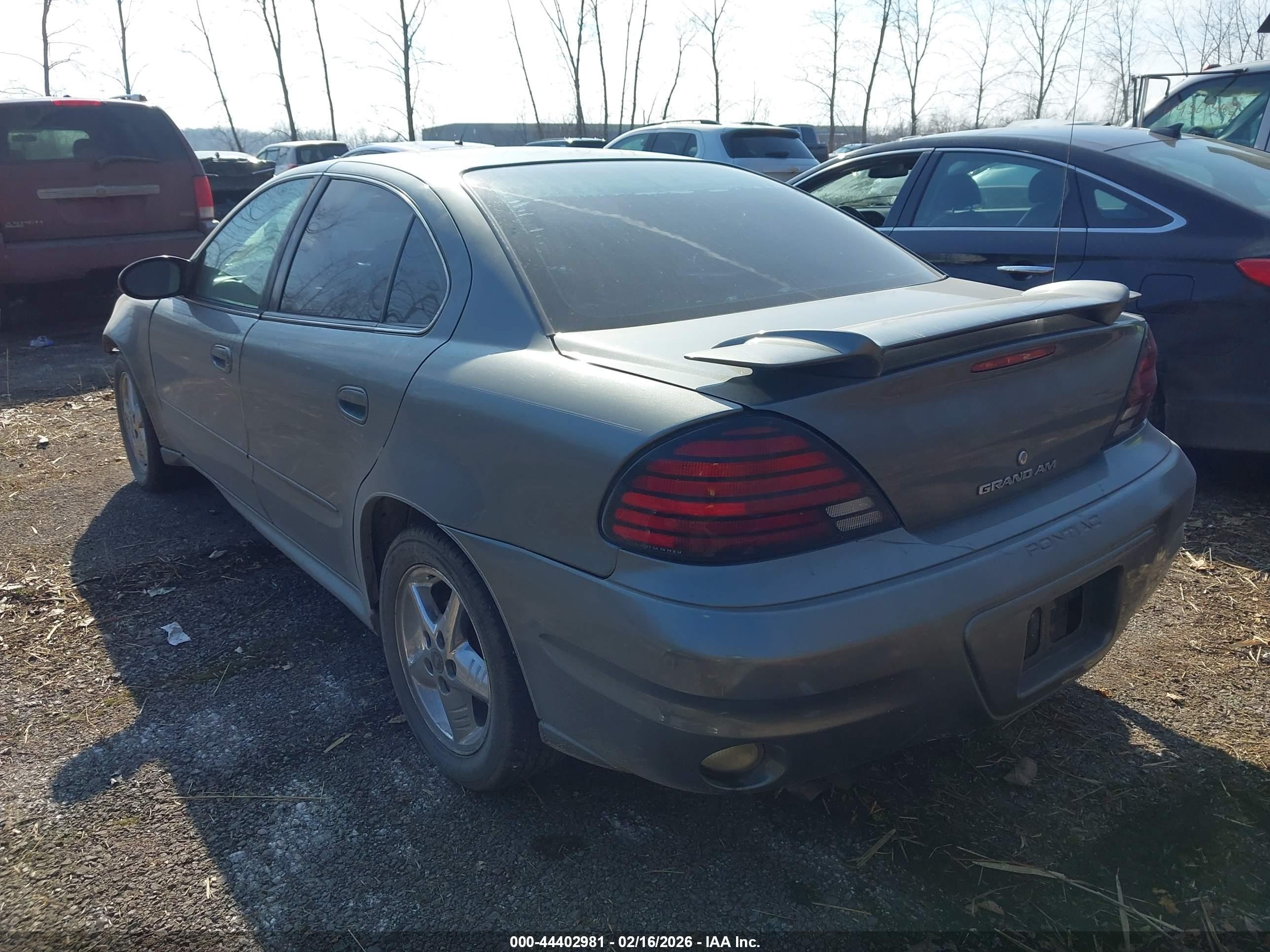2004 Pontiac Grand Am Se1 Серый vin: 1G2NF52E64M554995
