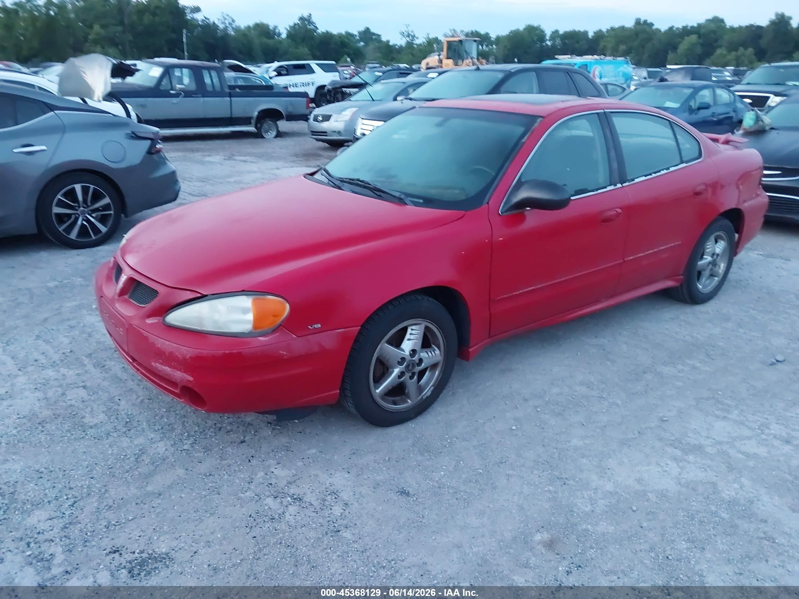 2003 Pontiac Grand Am Se1 Red vin: 1G2NF52E73C128463