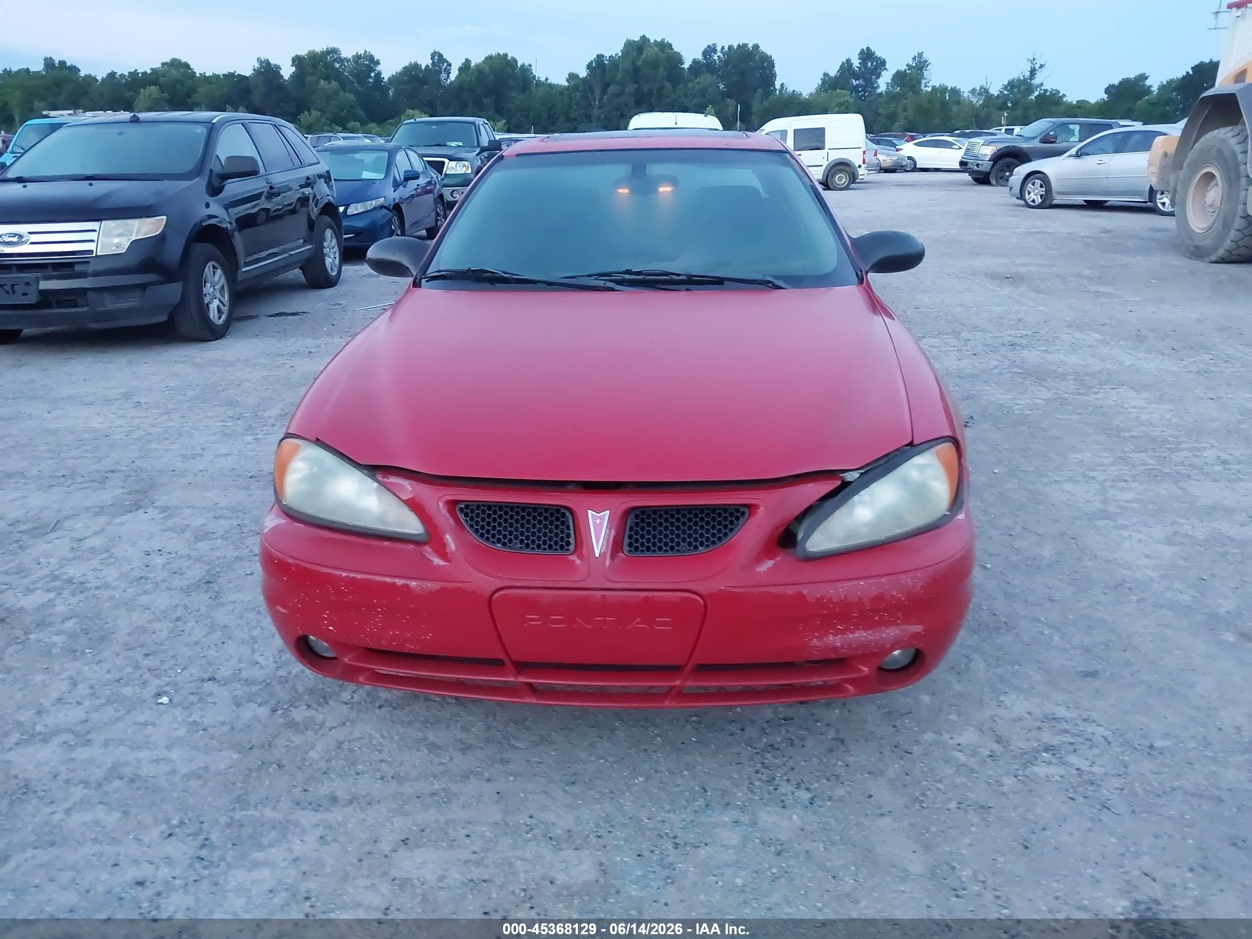 2003 Pontiac Grand Am Se1 Red vin: 1G2NF52E73C128463