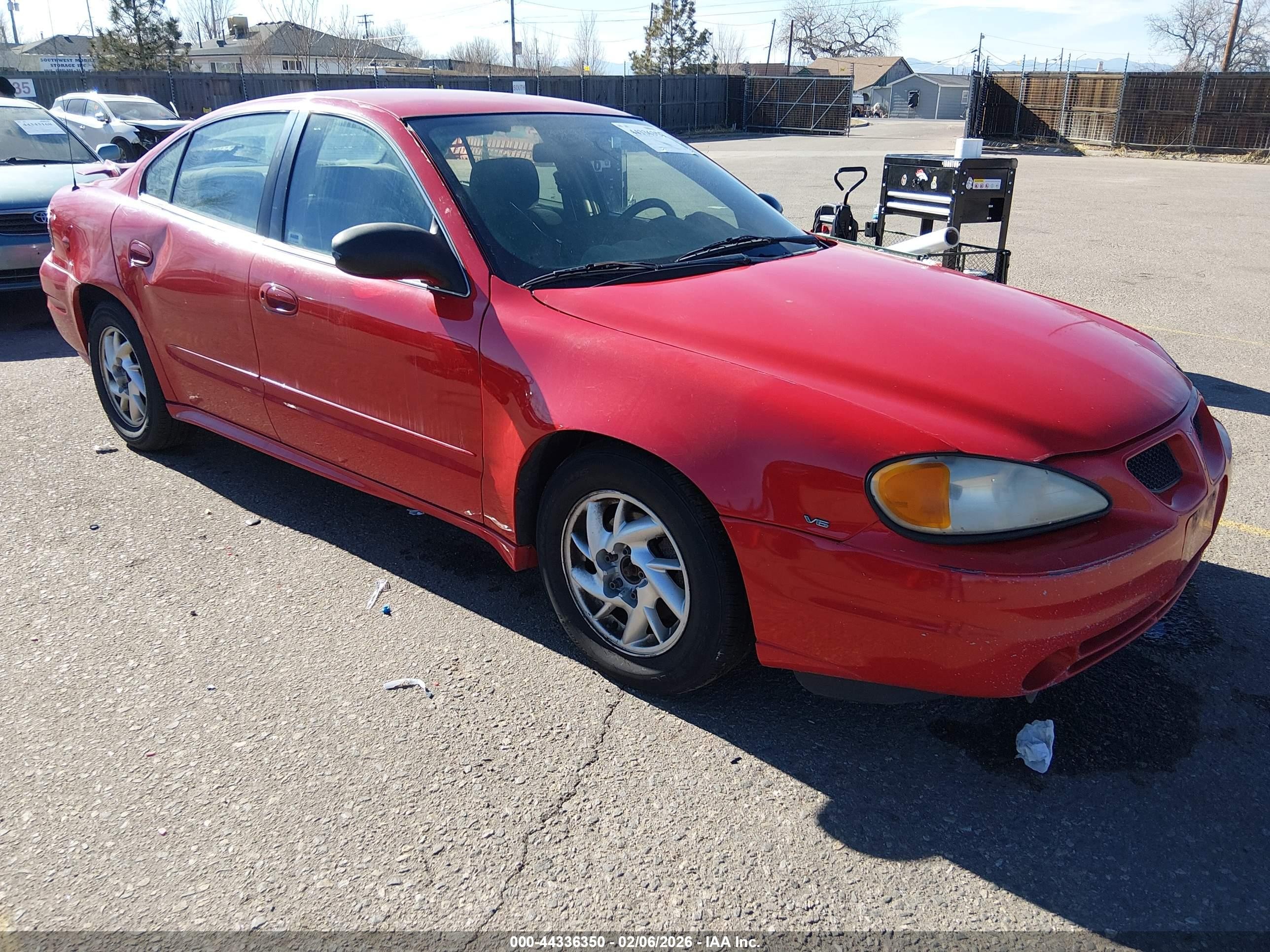 2004 Pontiac Grand Am Se1 Красный vin: 1G2NF52E74M631499
