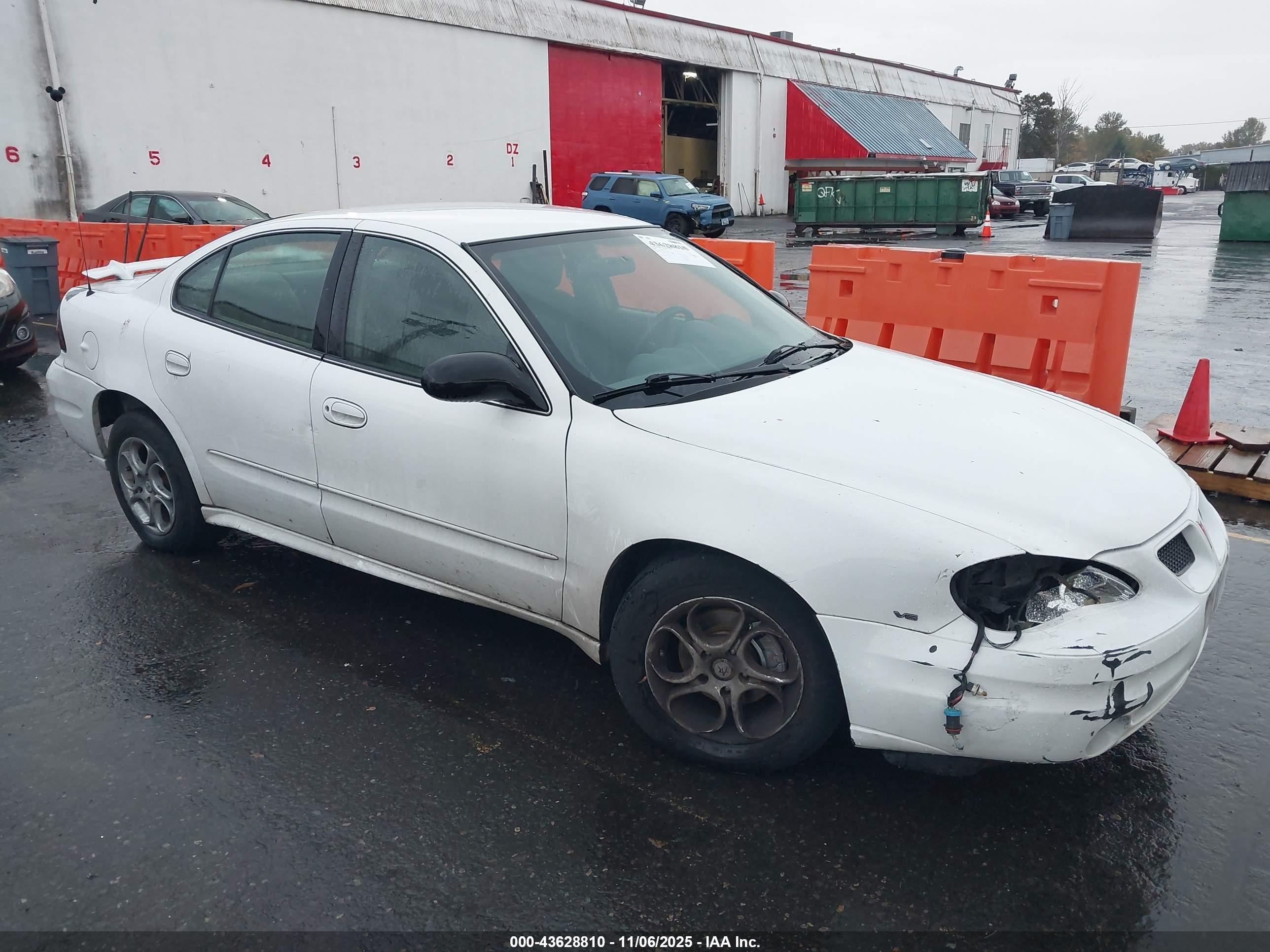 2004 Pontiac Grand Am Se1 White vin: 1G2NF52E84C146911