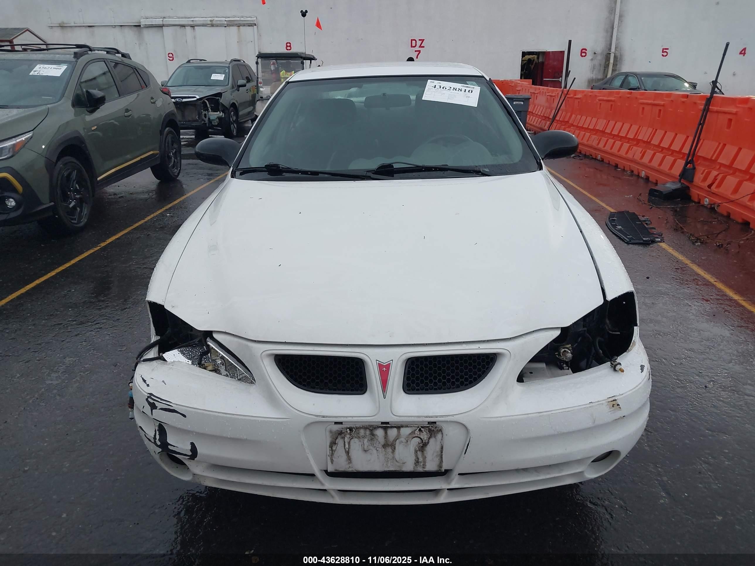 2004 Pontiac Grand Am Se1 White vin: 1G2NF52E84C146911